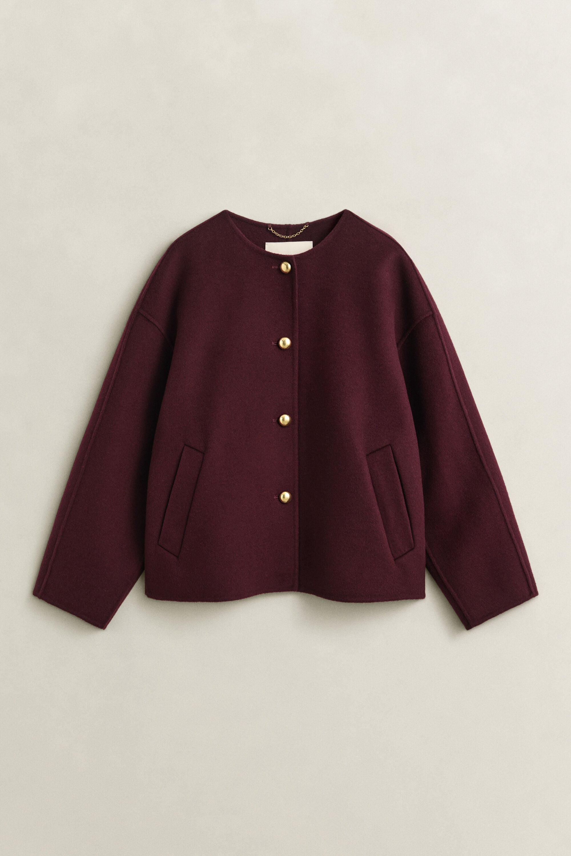 Veste cousue main