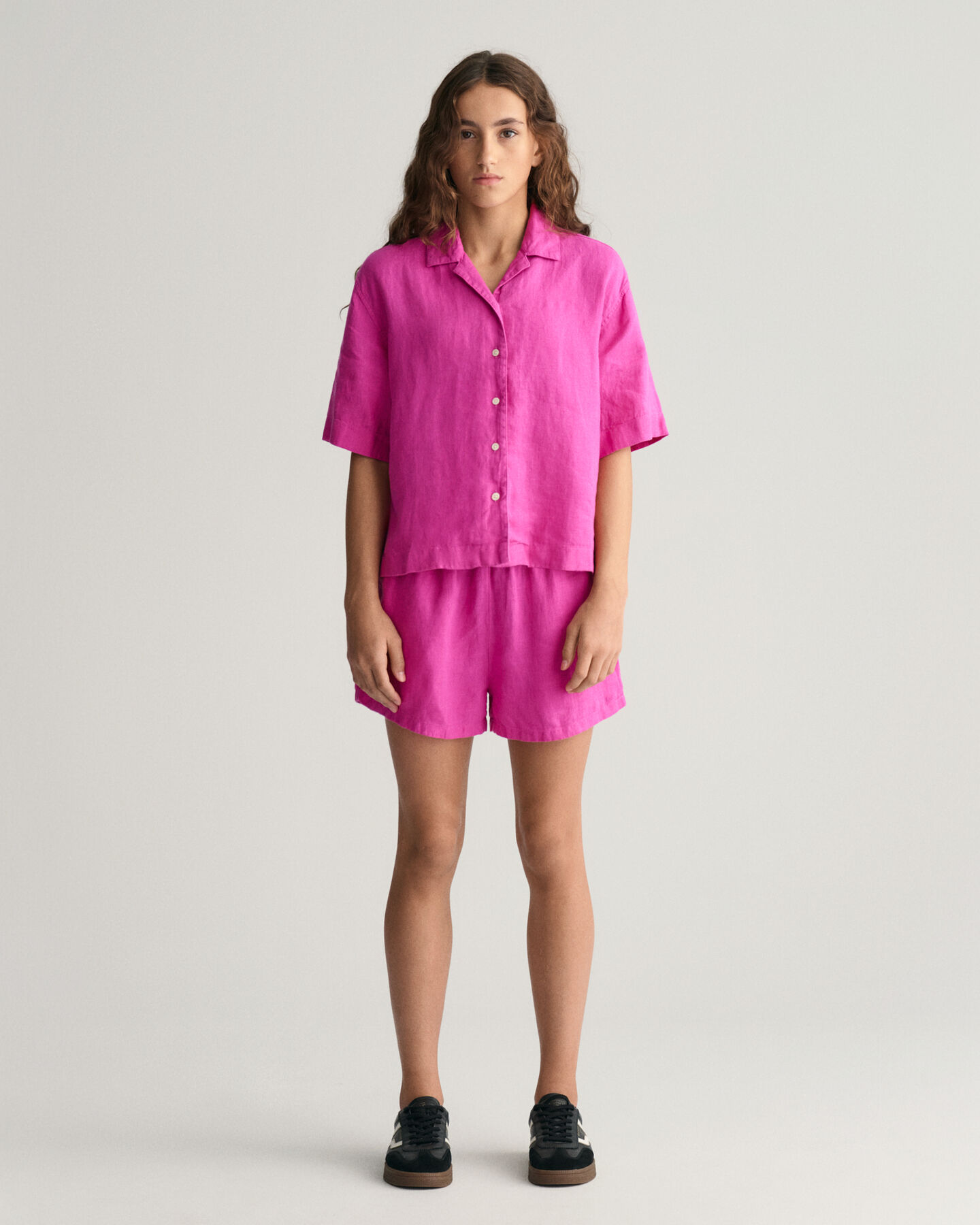 Teen Girls Leinen Shorts