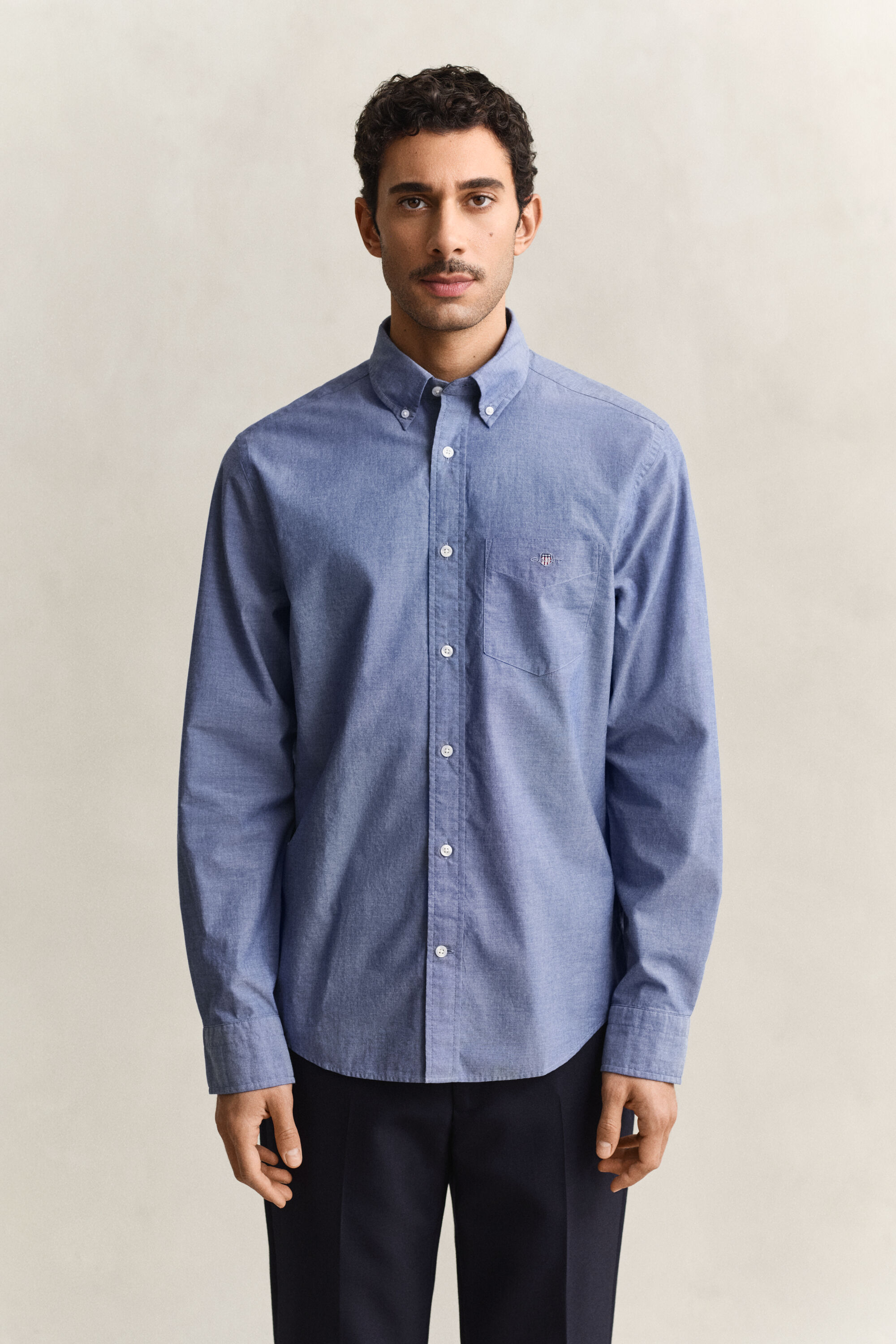 Camicia classica in popeline regular fit