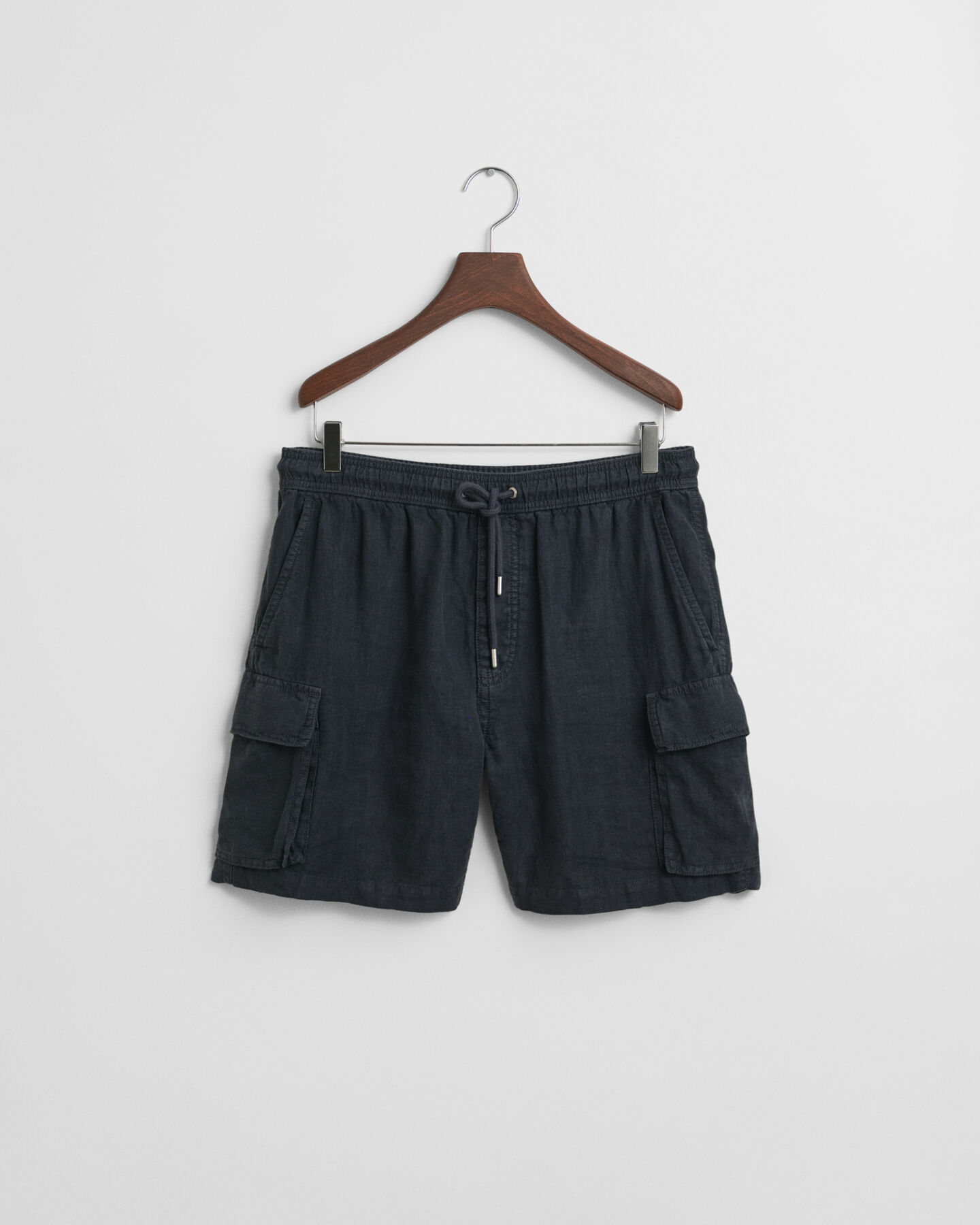 Regular Fit Cargoshorts aus Leinen