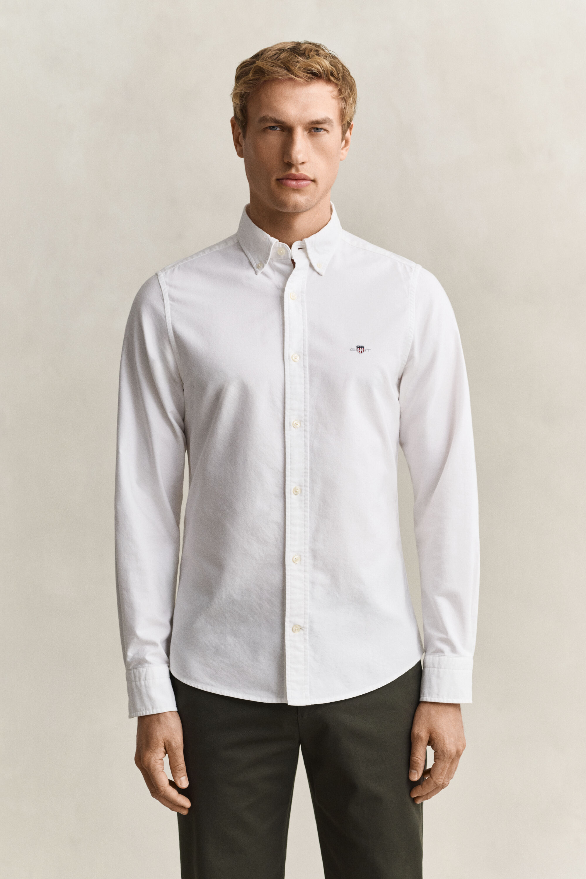 Classic Slim Fit Oxford-Hemd