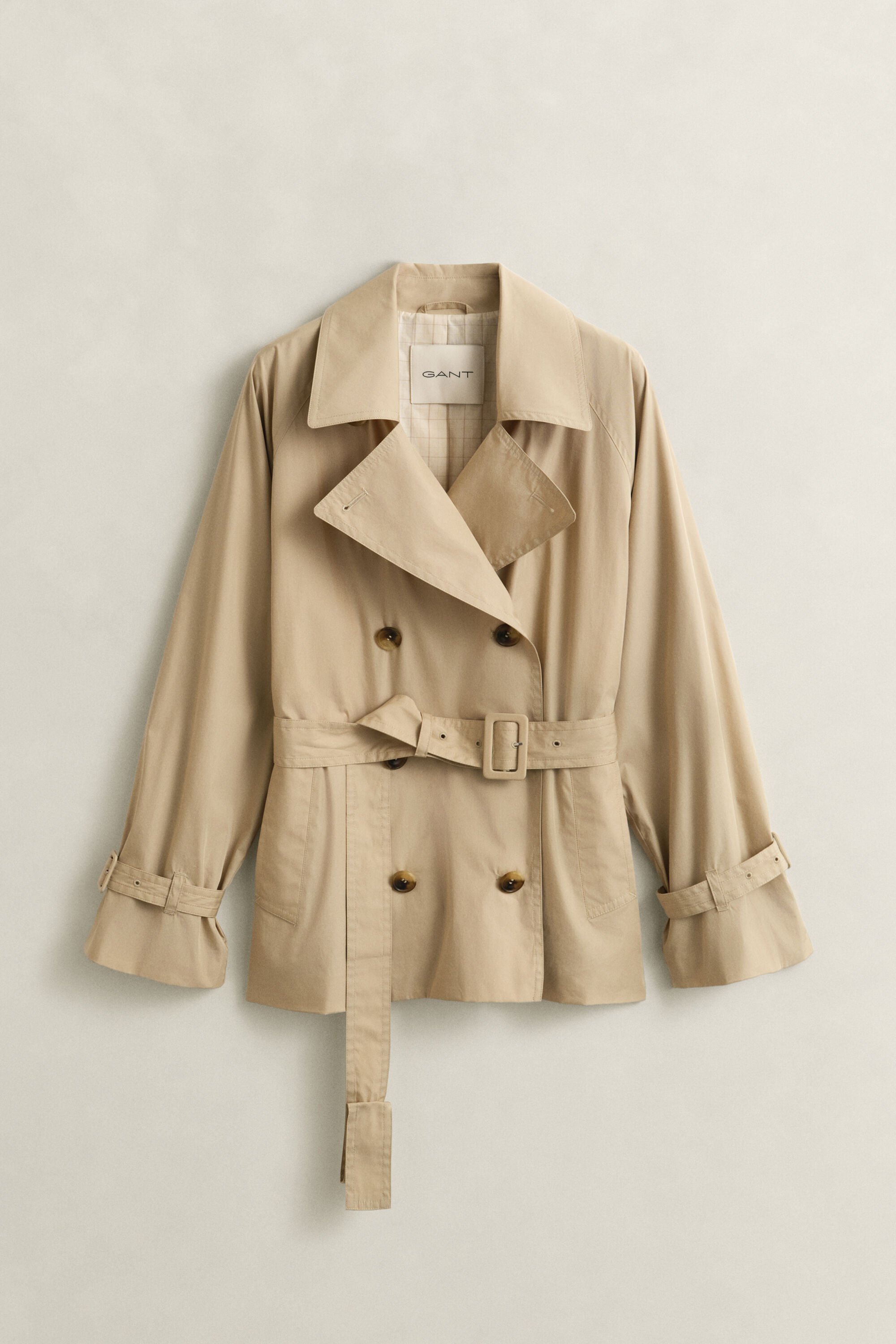 Lightweight Short Trench Coat
