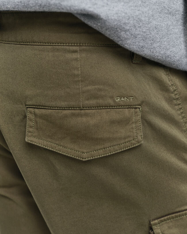 Relaxed Fit Cargoshorts aus Twill