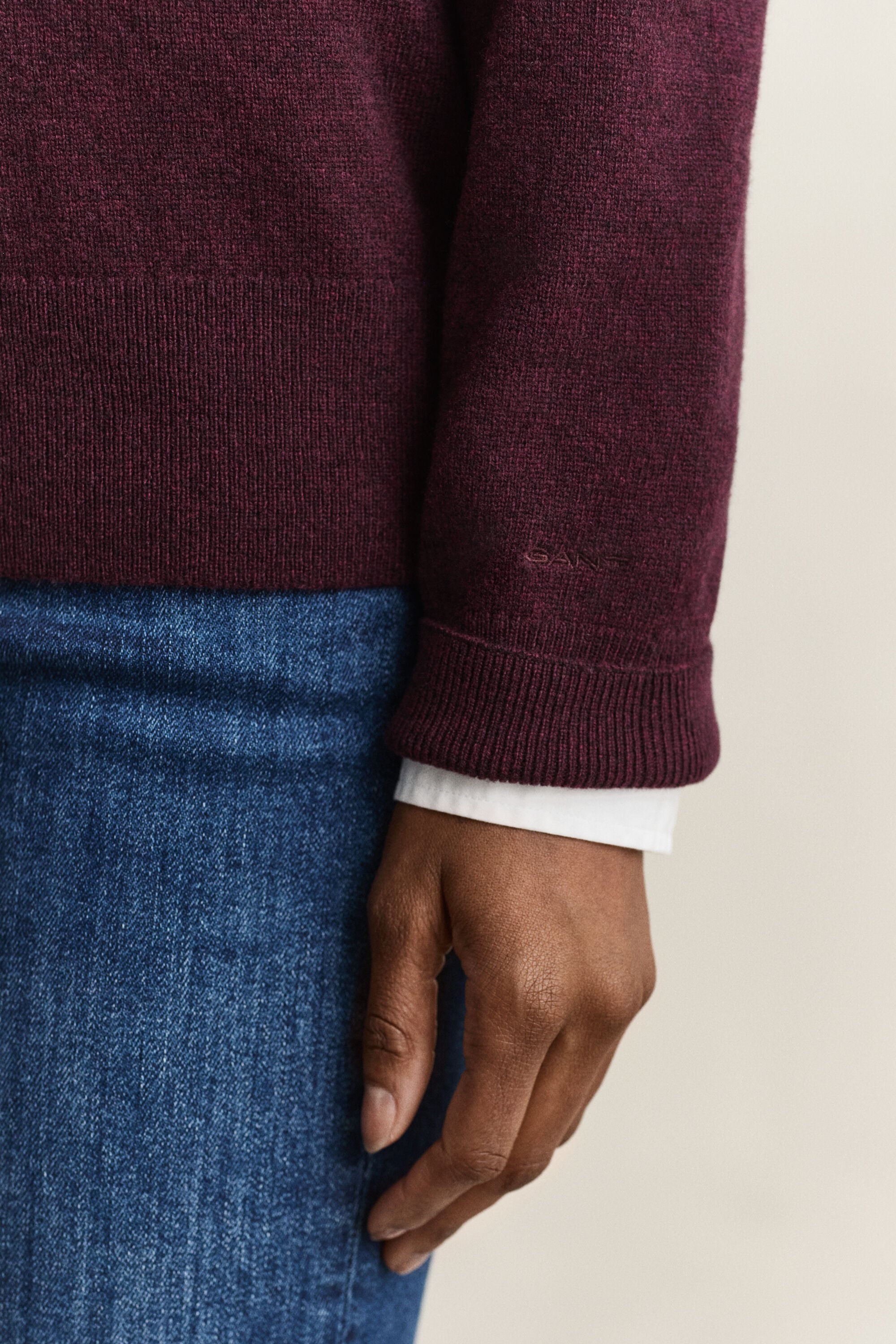 Superfine Lambswool Rundhalspullover
