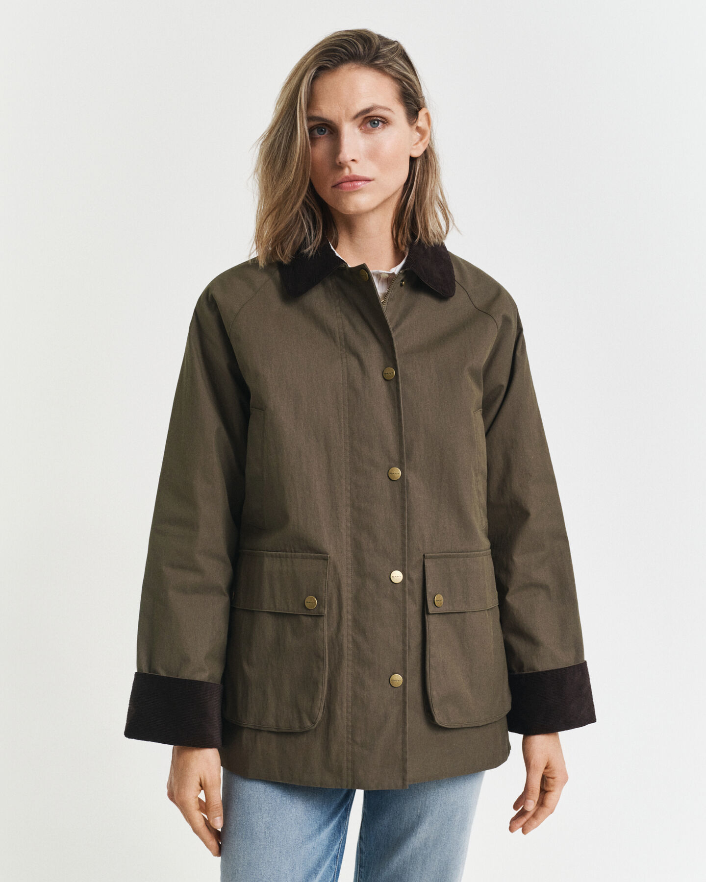 Waxed Cotton Barn Jacke