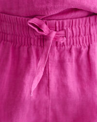 Girls Leinen Shorts mit R&uuml;schen