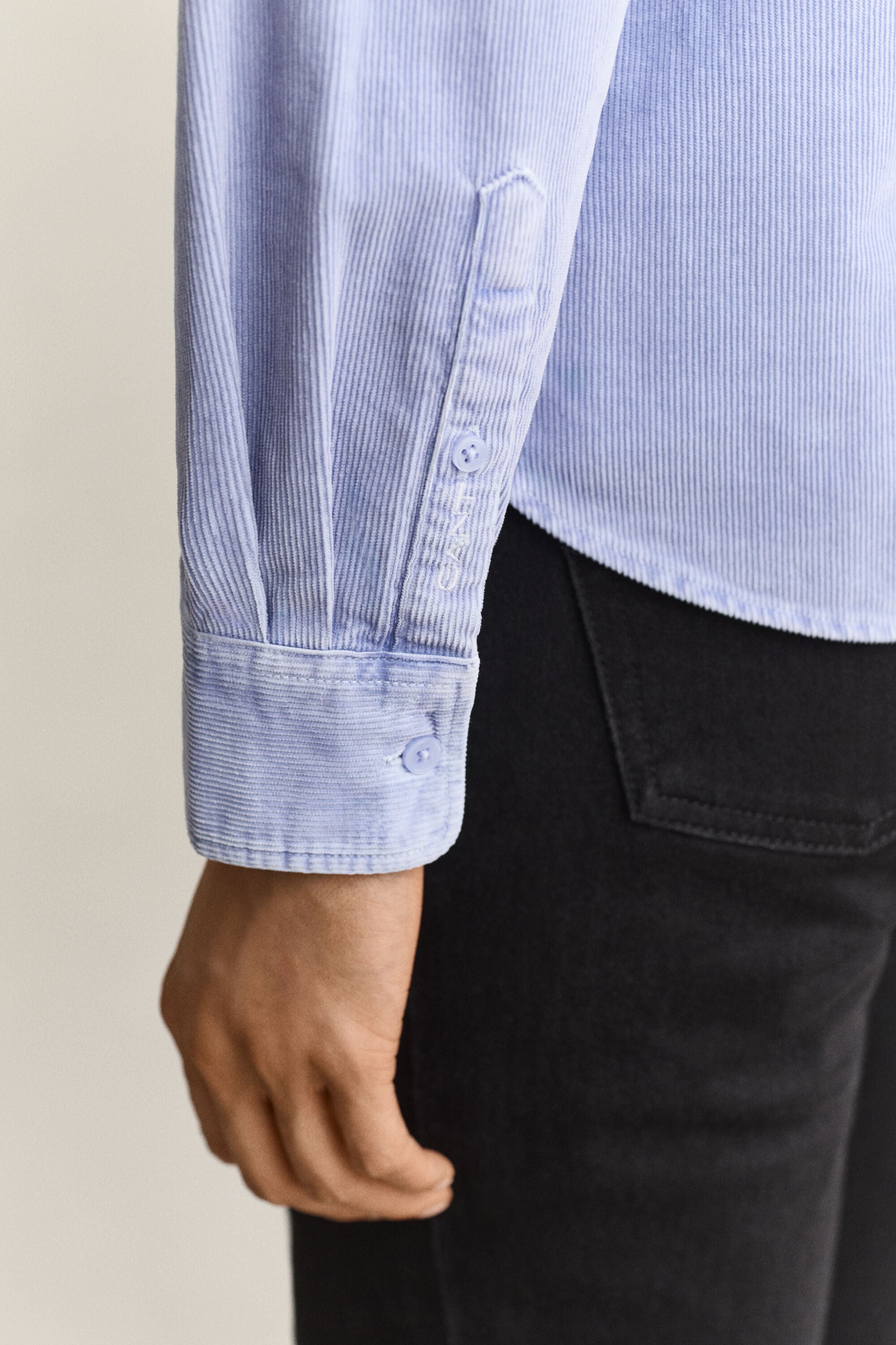 Camicia in velluto a coste regular