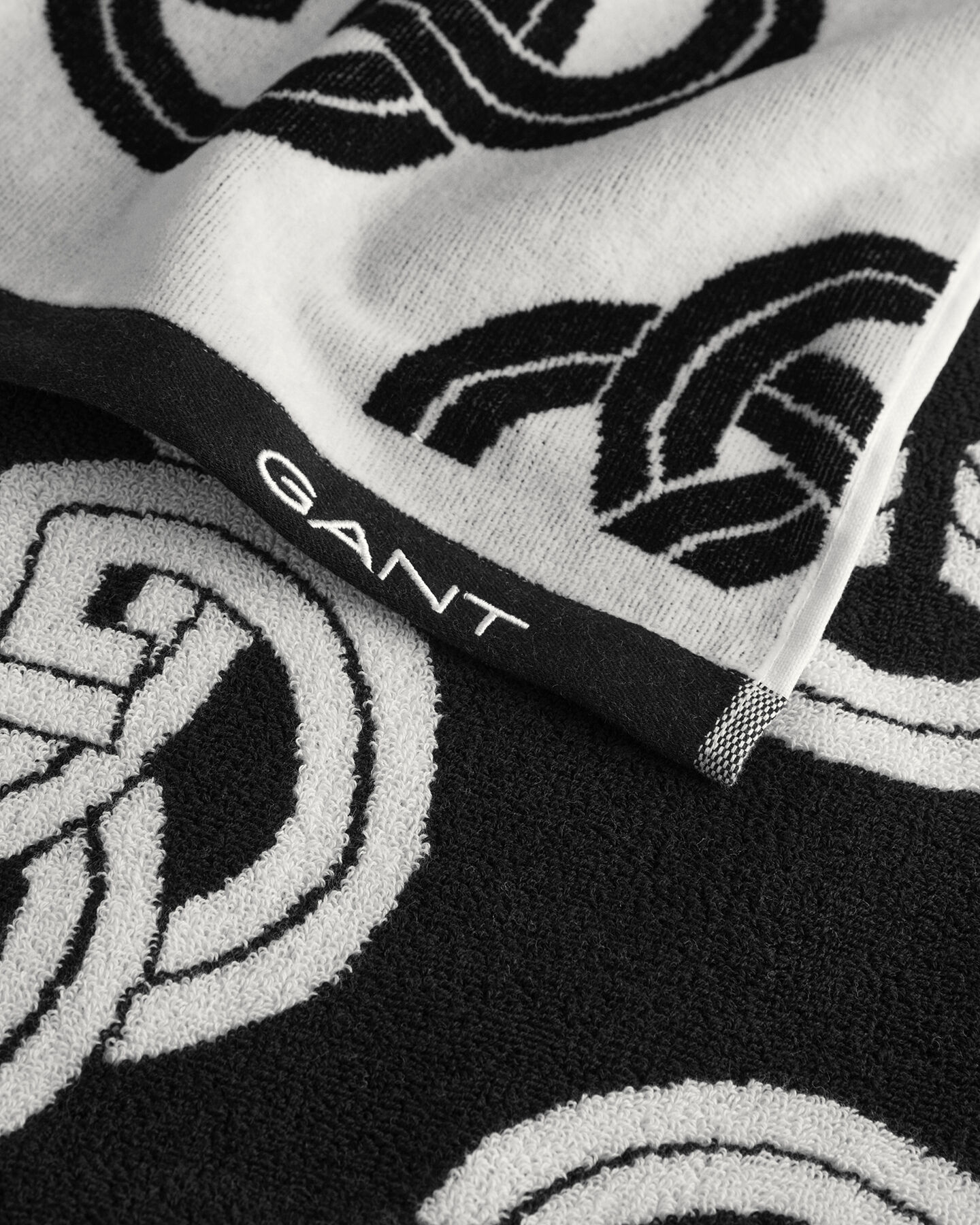 Monogram Strandtuch mit Print