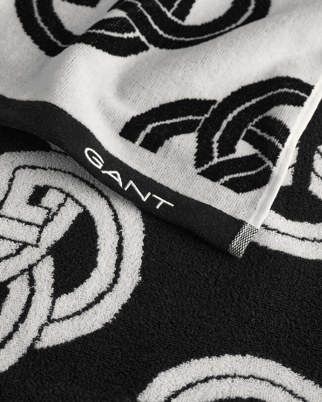 Monogram Strandtuch mit Print