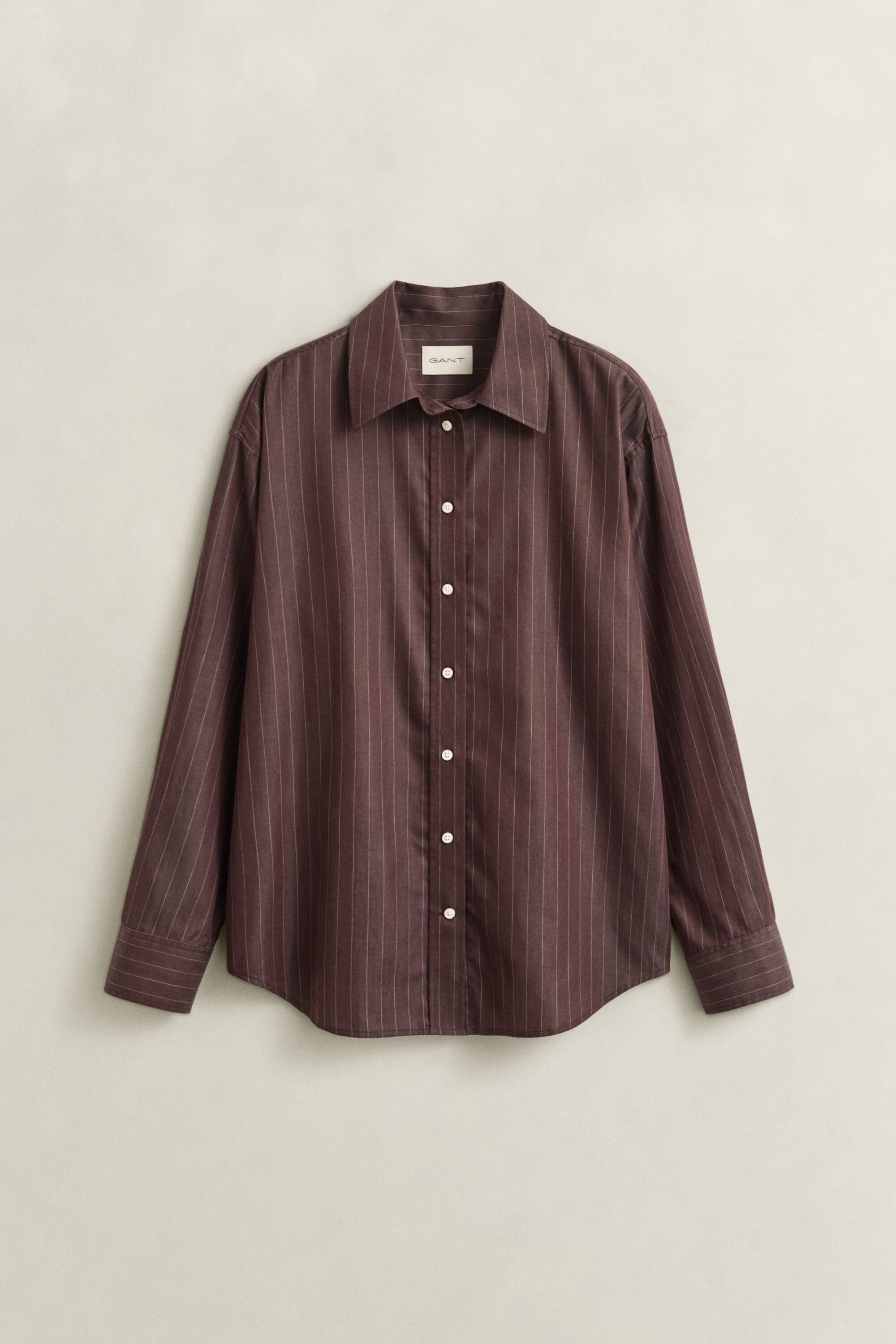 Camicia in popeline a righe relaxed