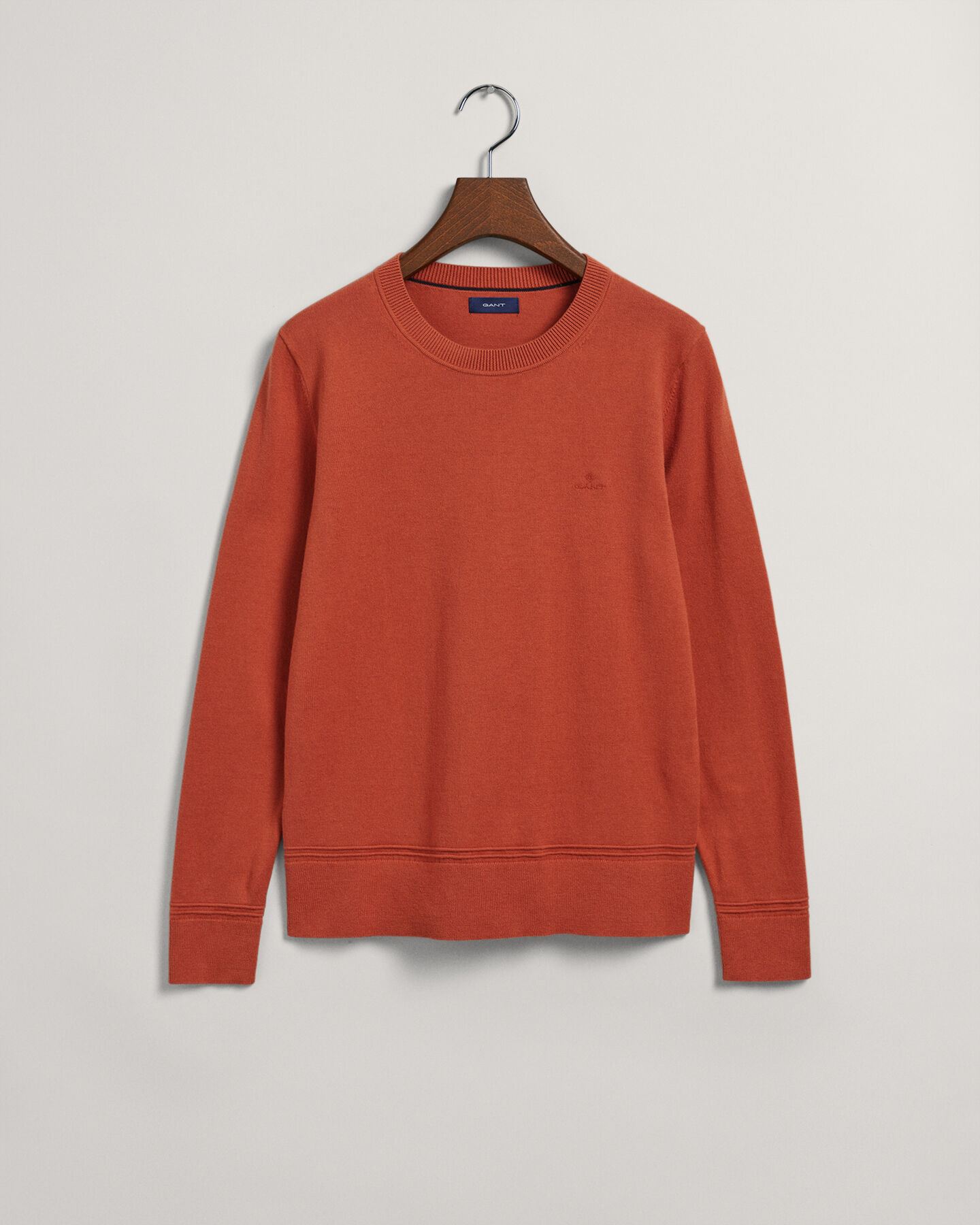 Leichter Rundhalspullover aus Baumwolle