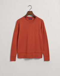 Leichter Rundhalspullover aus Baumwolle