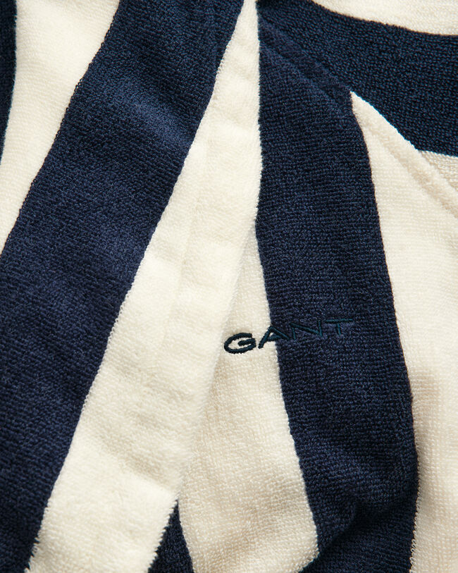 Bademantel mit Streifen