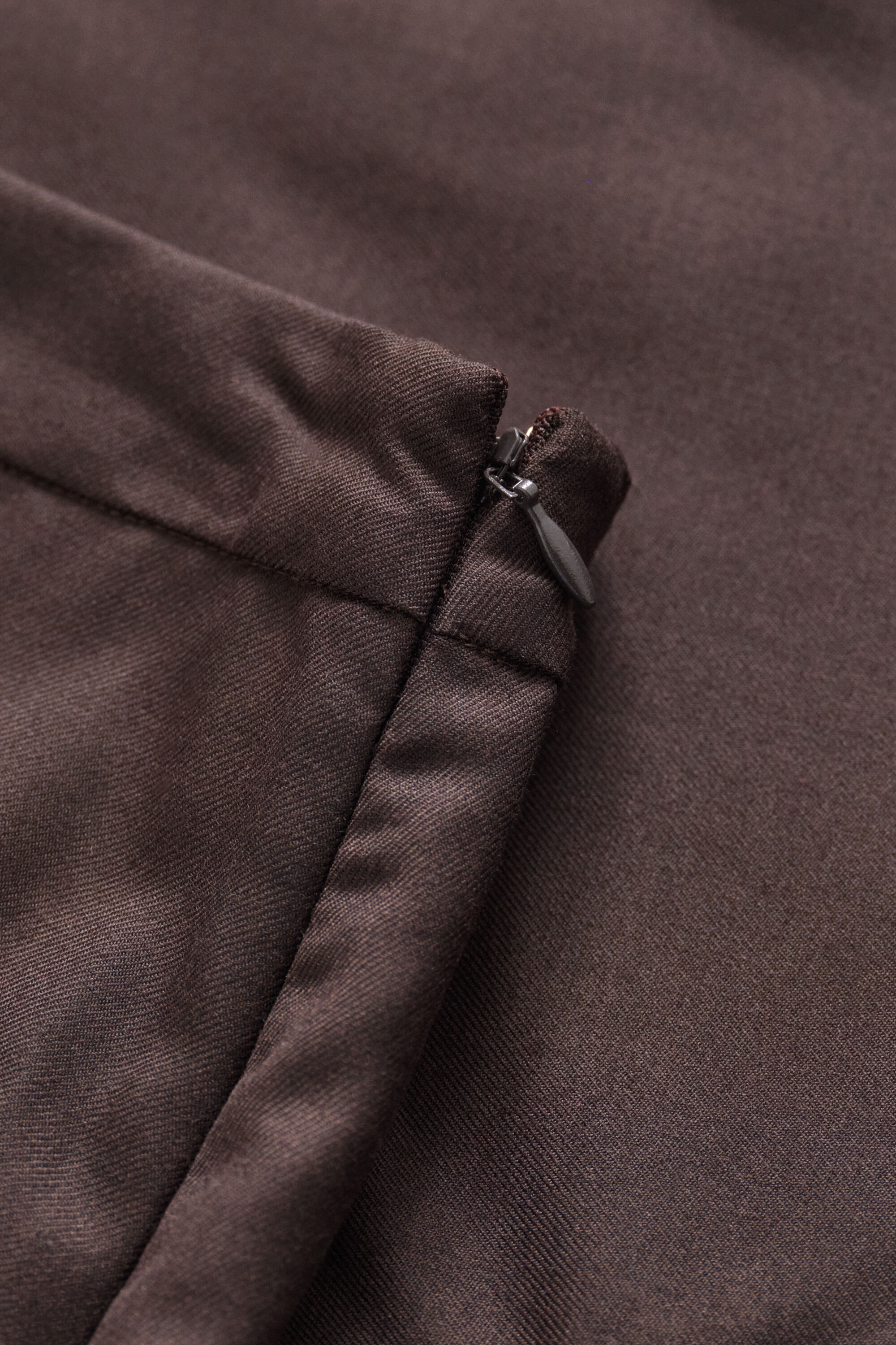 Wool Blend Pencil Skirt
