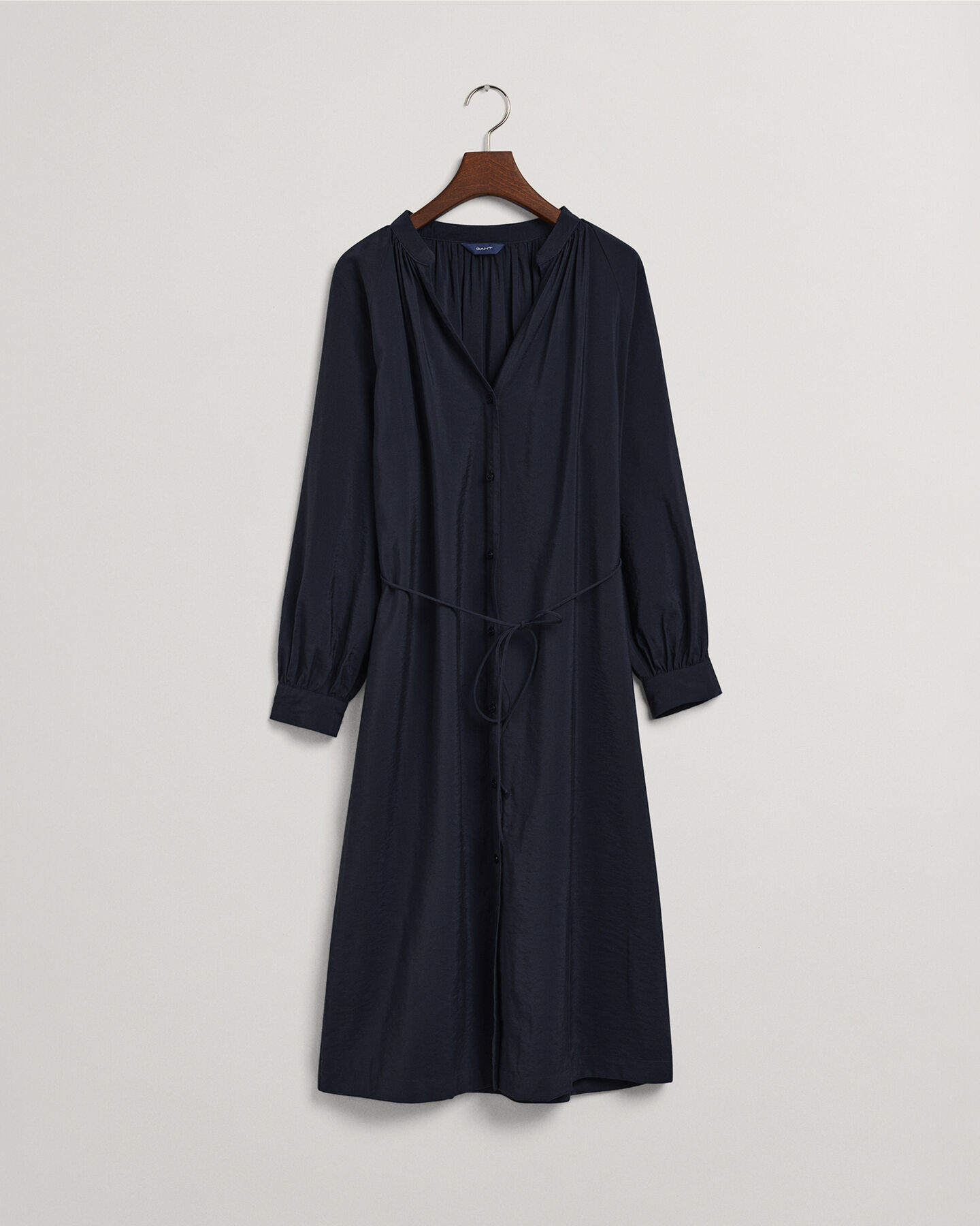 Hemdblusenkleid mit Stehkragen