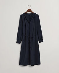 Hemdblusenkleid mit Stehkragen