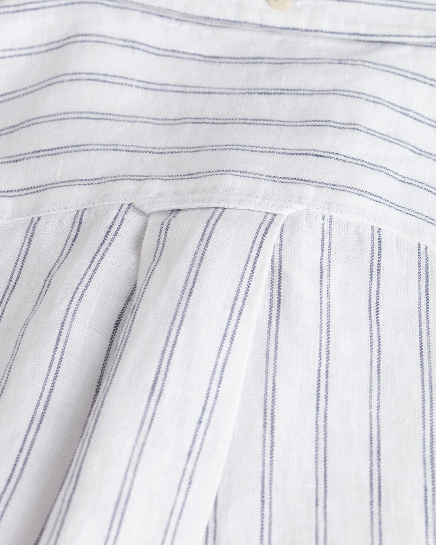 Regular Fit Leinen Hemd mit Streifen