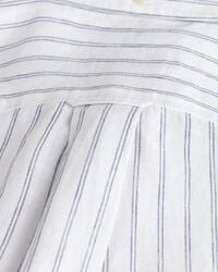 Regular Fit Leinen Hemd mit Streifen