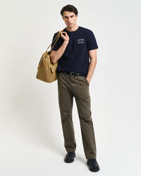 Piqu&eacute; T-Shirt mit kleiner Grafik