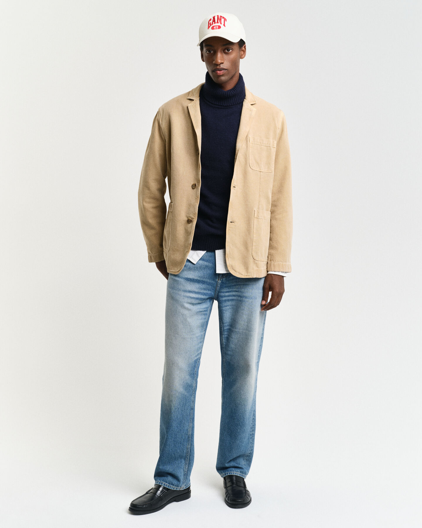 Rollkragenpullover aus Wollgemisch