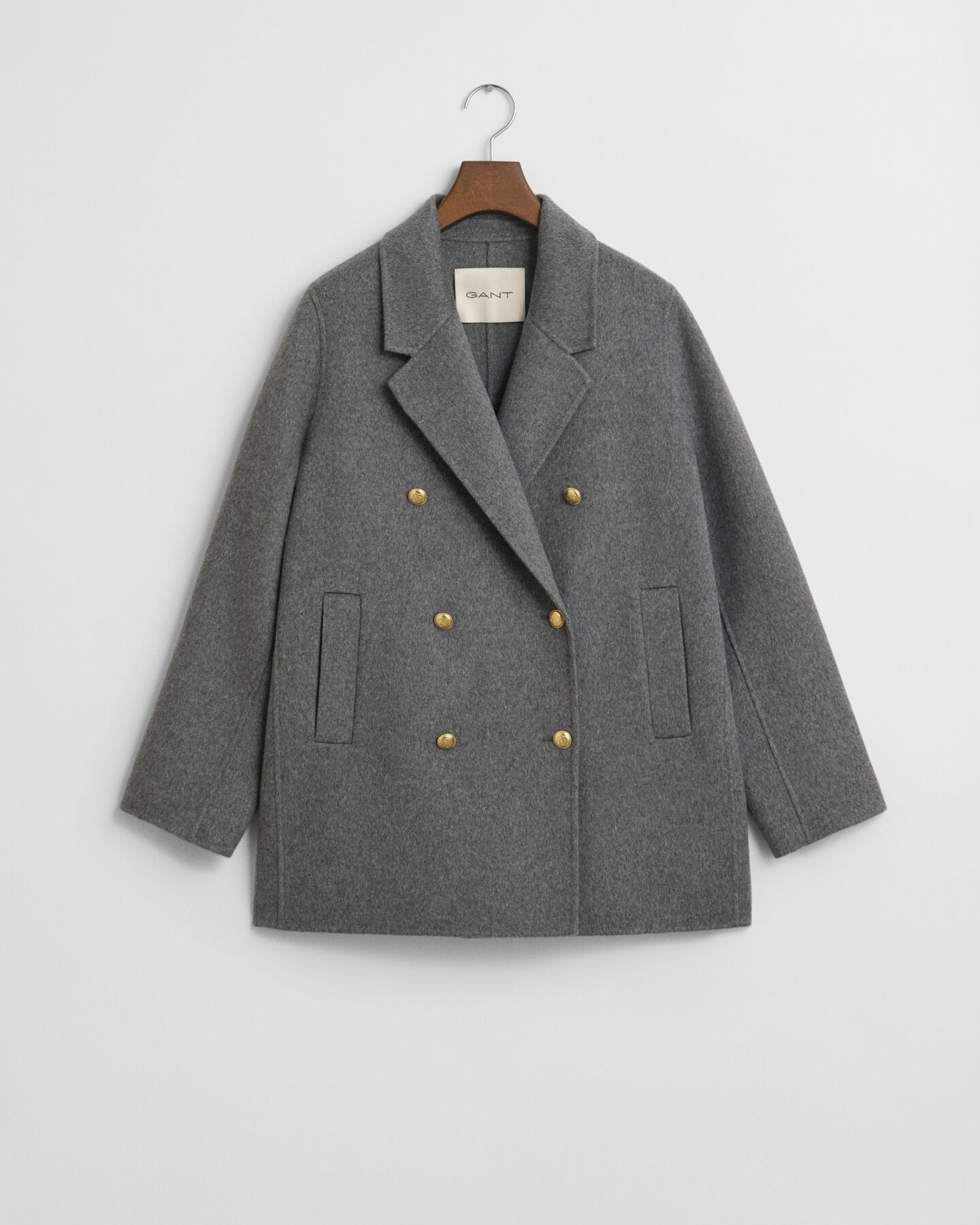 Caban in handgenähter Optik