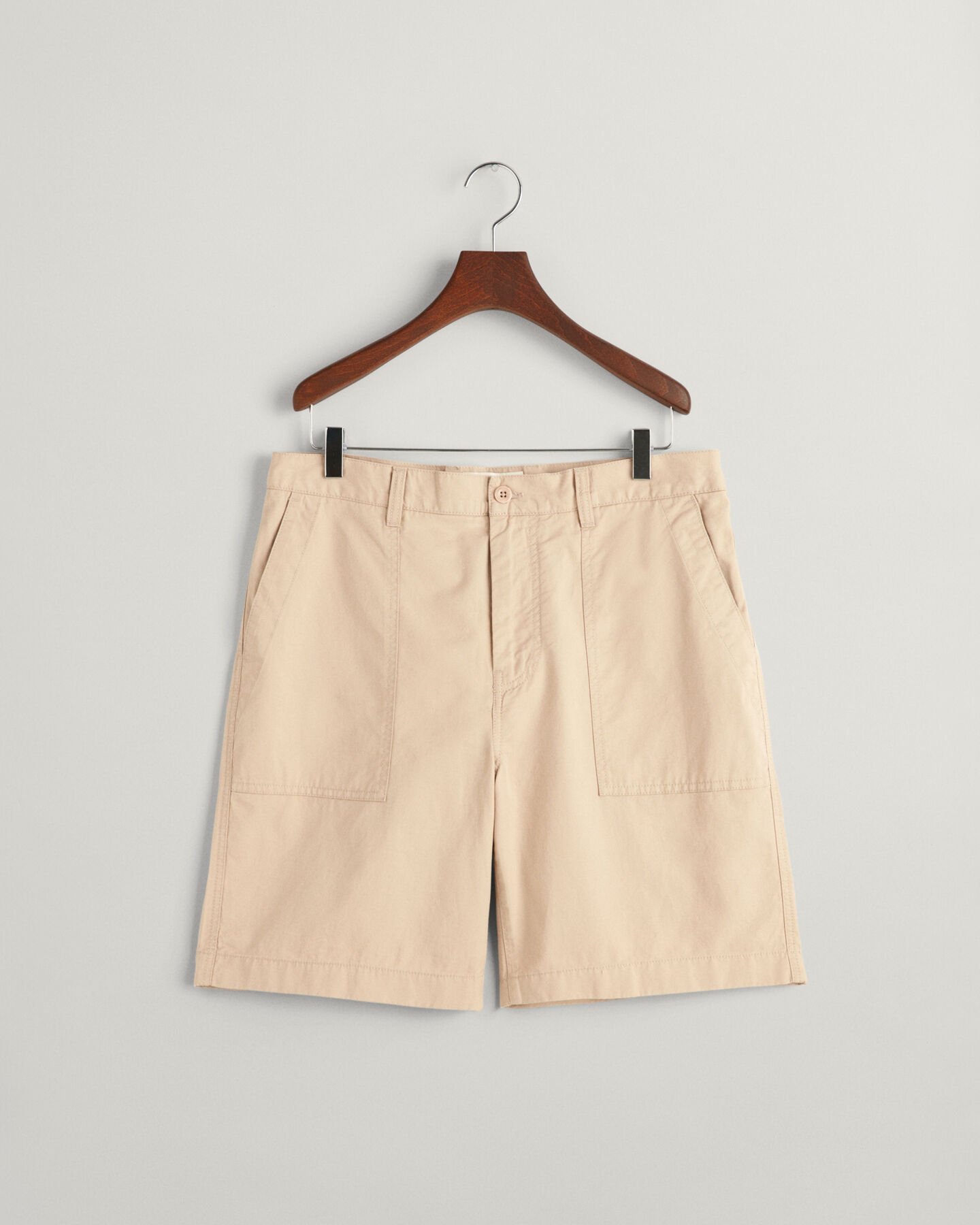 Regular Fit Baumwoll Leinen Shorts