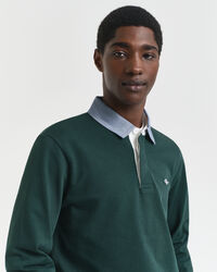 Heavy Rugger mit Chambray-Kragen