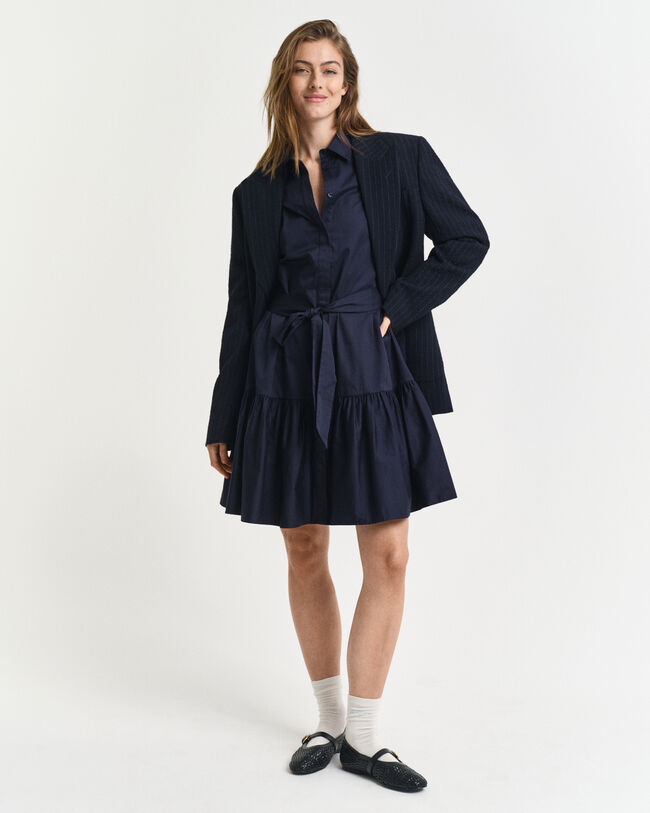 Kleid aus Baumwoll-Satin