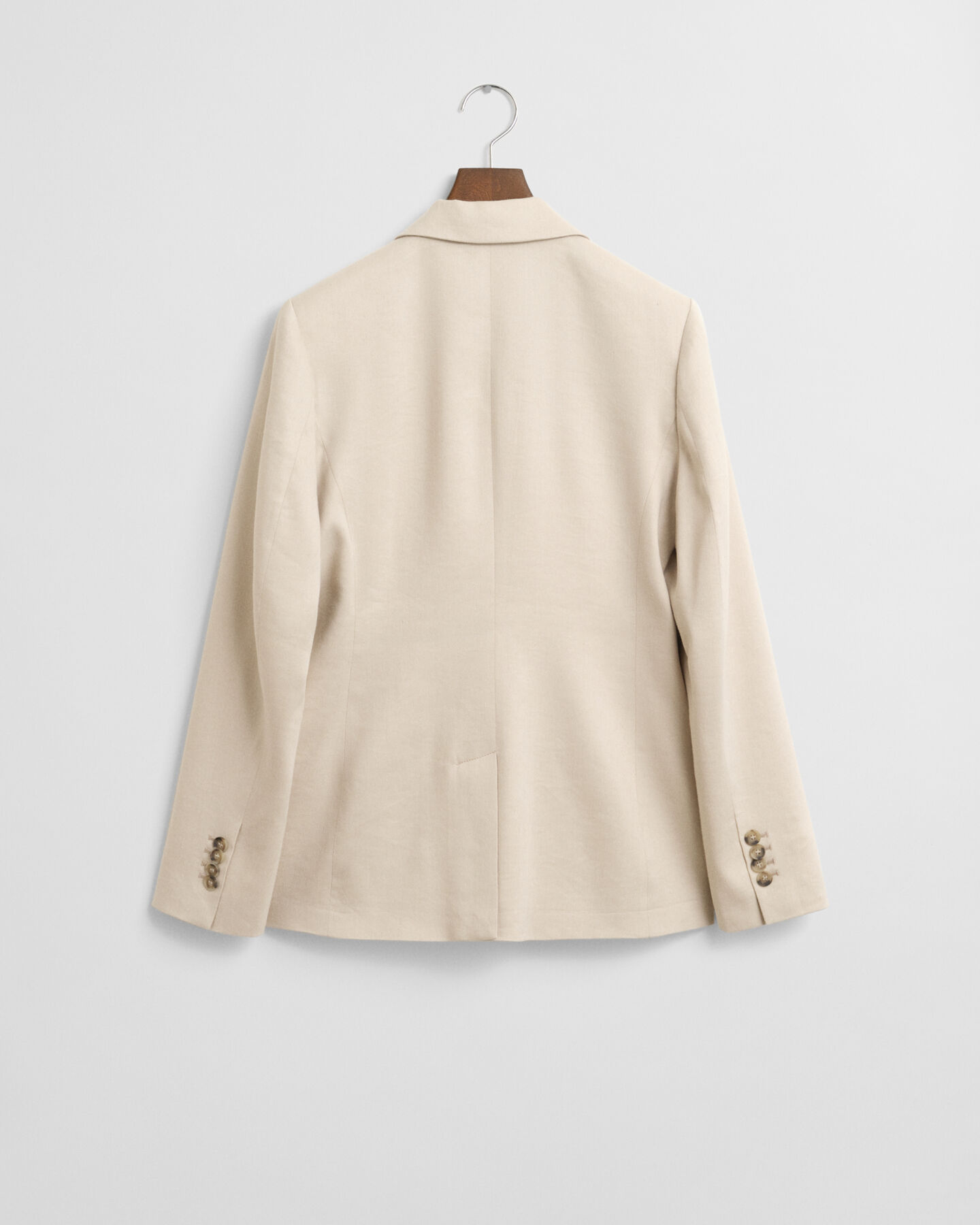 Slim Fit Blazer aus Stretch-Leinen