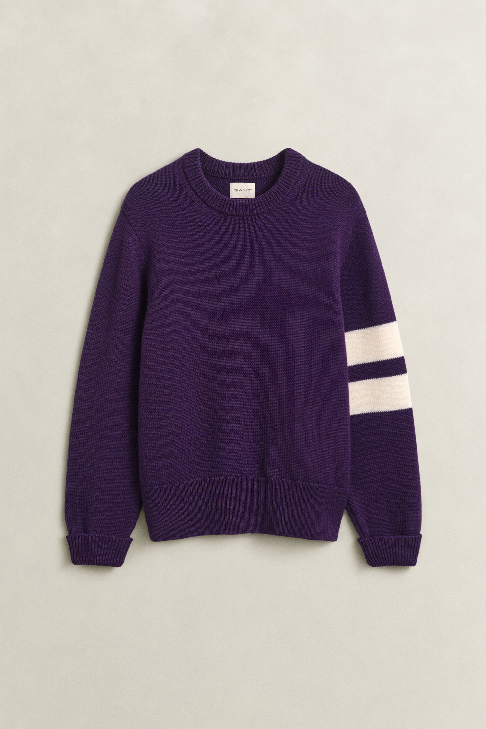 Gestreifter Pullover aus Merinowolle
