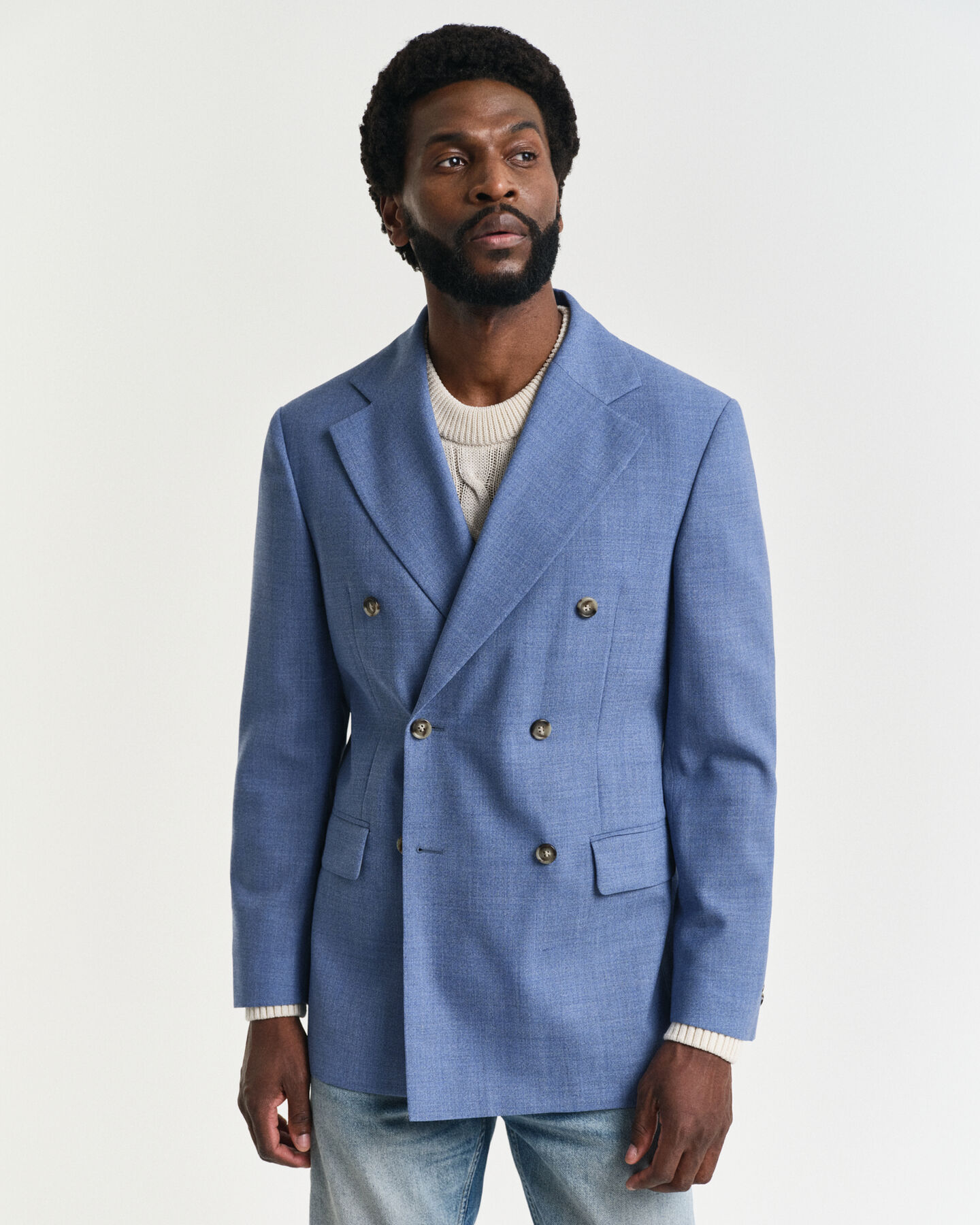 Relaxed Fit Anzugsakko aus Moulin&eacute;-Wolle