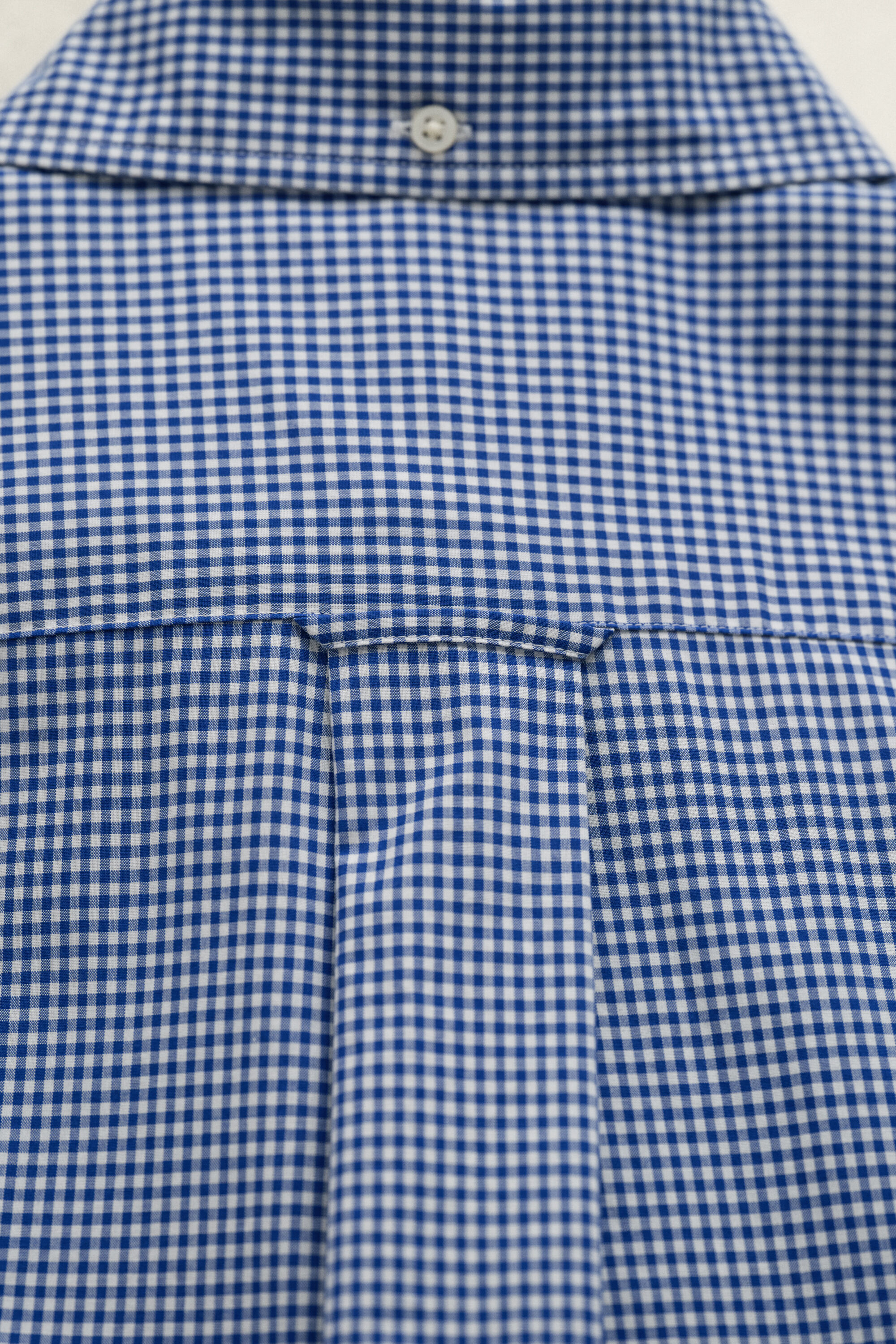 Chemise vichy en popeline classique