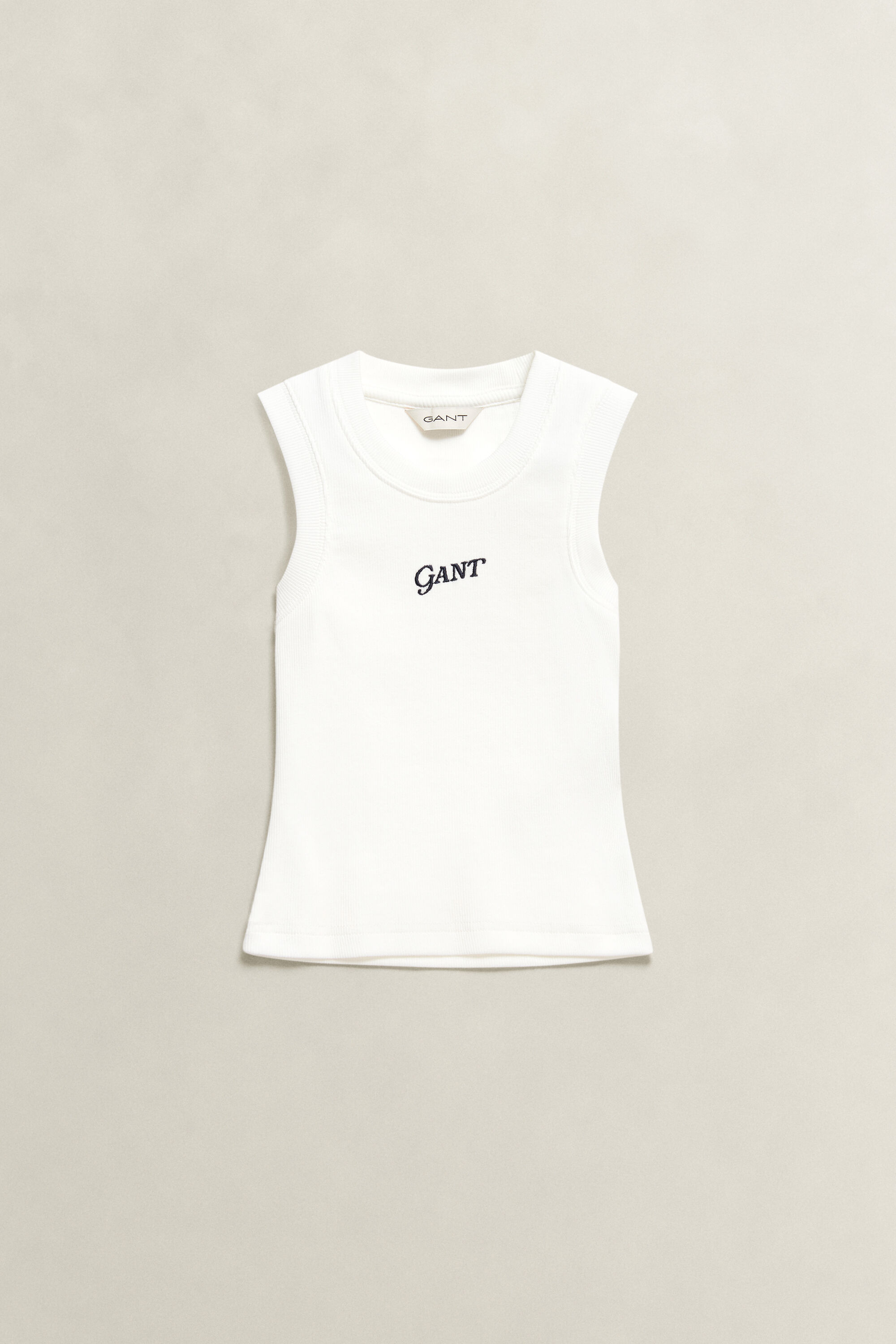 Girls Geripptes Logo Tanktop