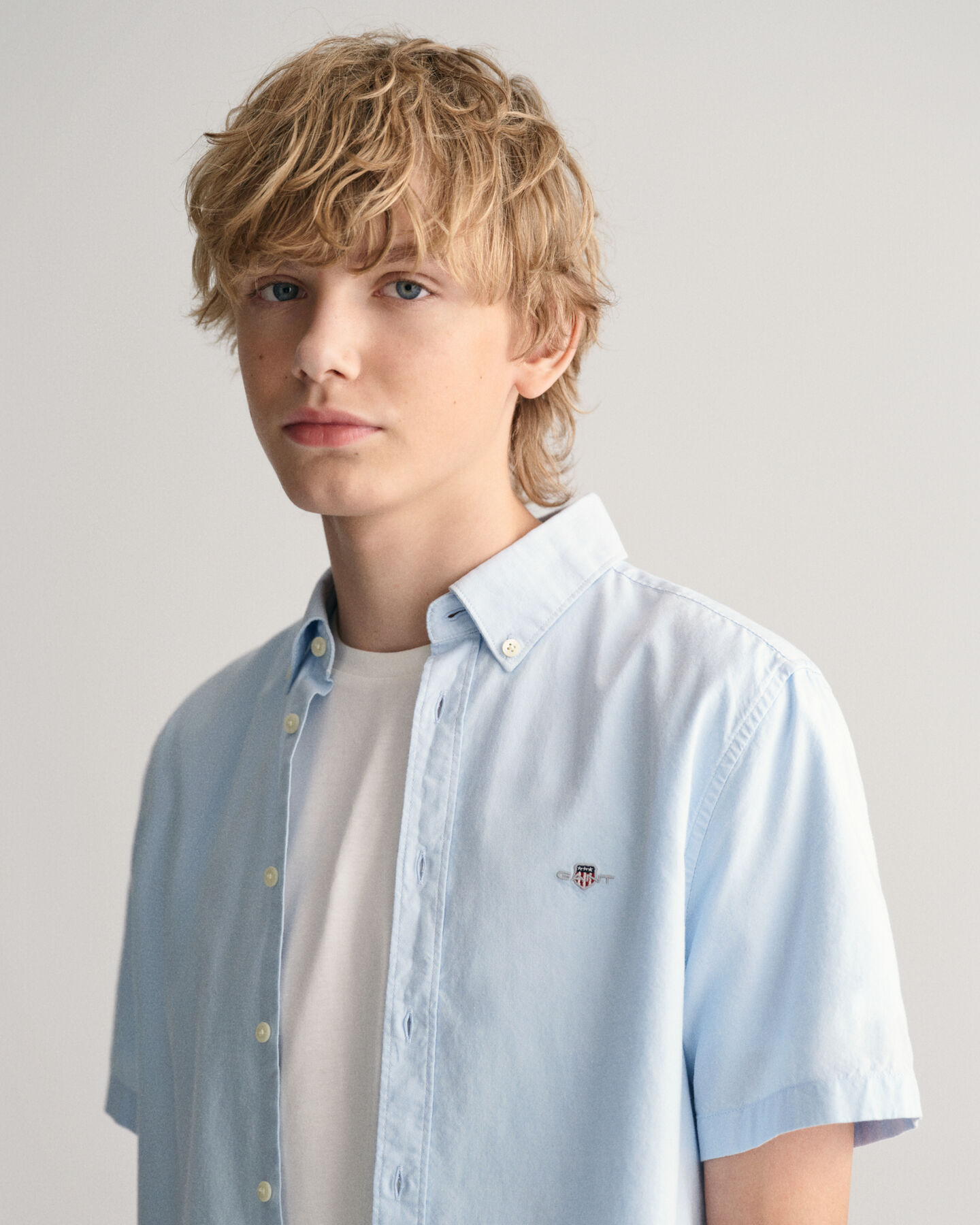 Teens Oxford-Kurzarmhemd