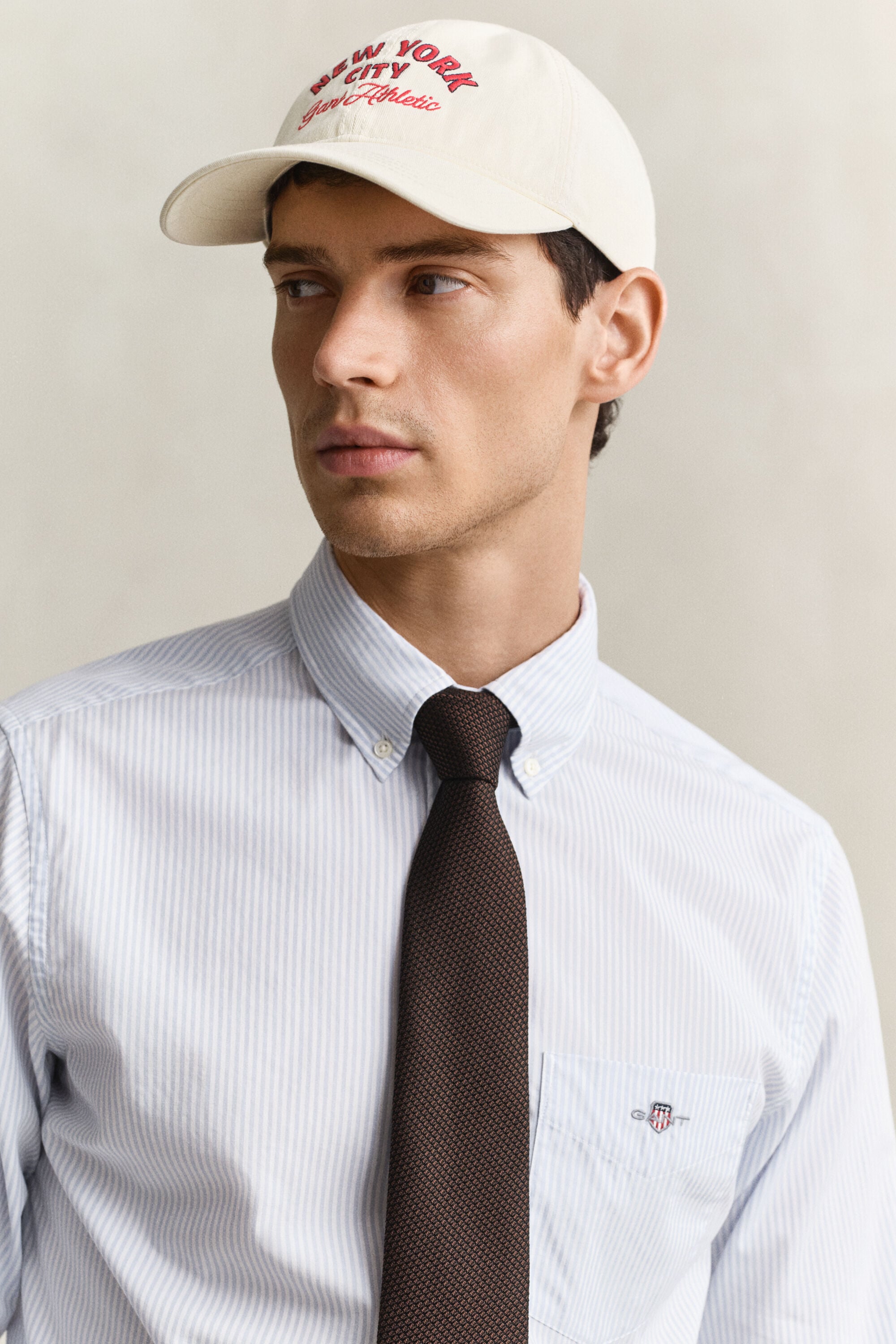 Banker Stripe Classic Poplin Shirt