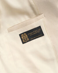 Regular Fit Stretch Leinen Blazer