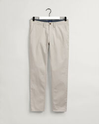 Hallden Slim Fit Twill Chinohose