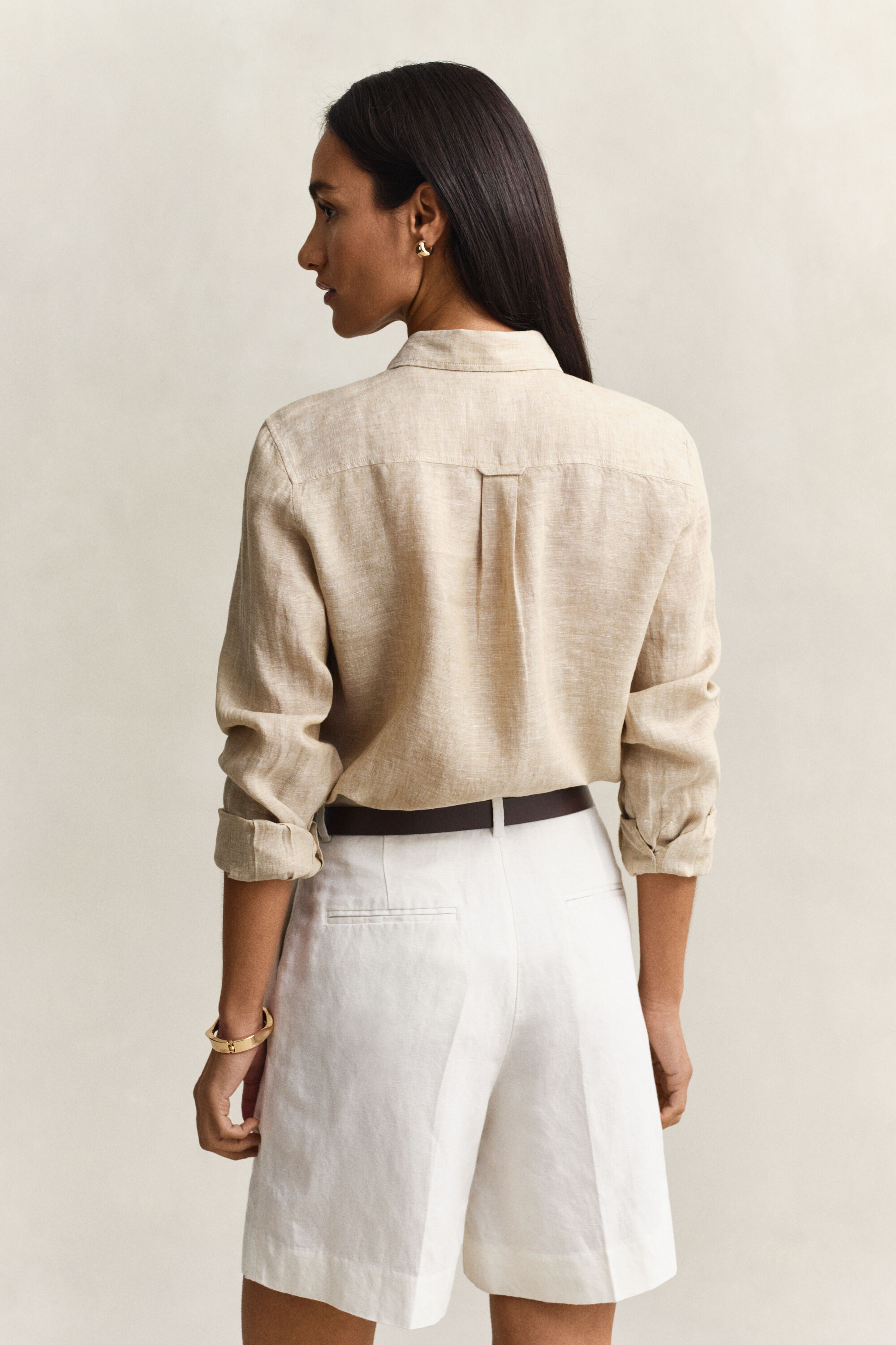 Chemise regular fit en lin