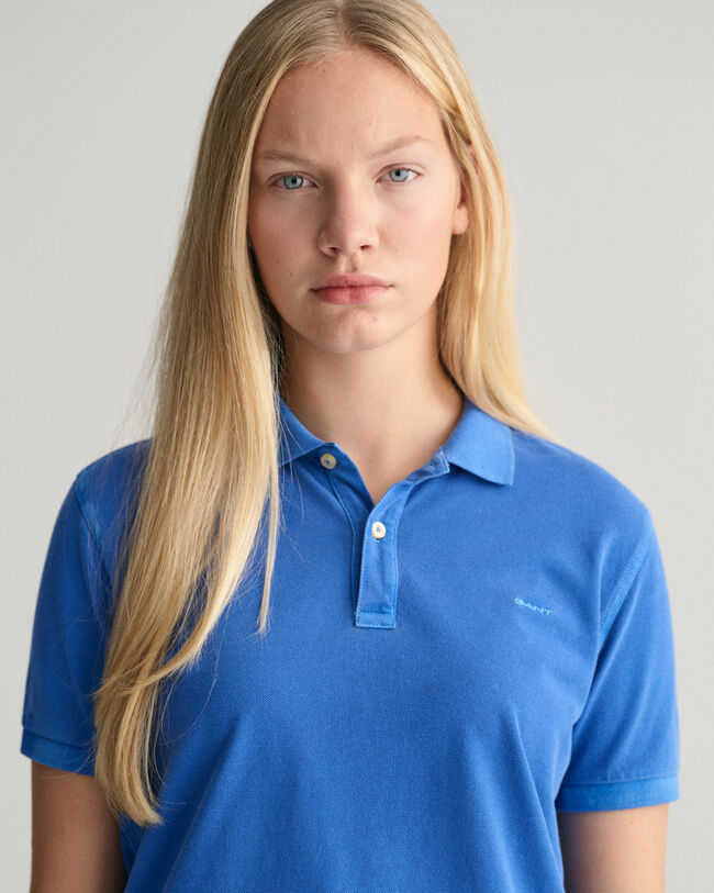 Teens Sunfaded Piqu&eacute; Poloshirt