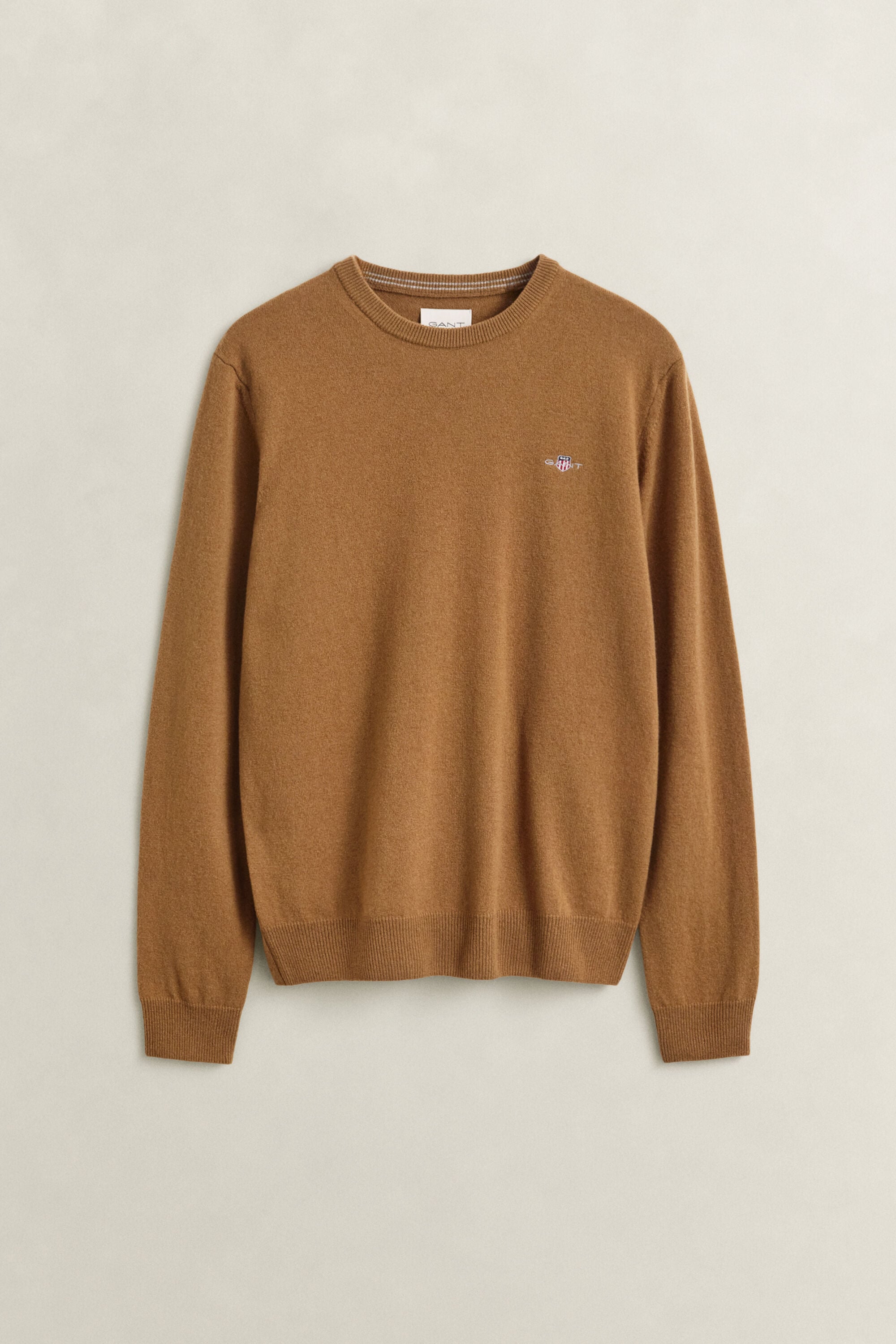 Rundhalspullover aus Lambswool
