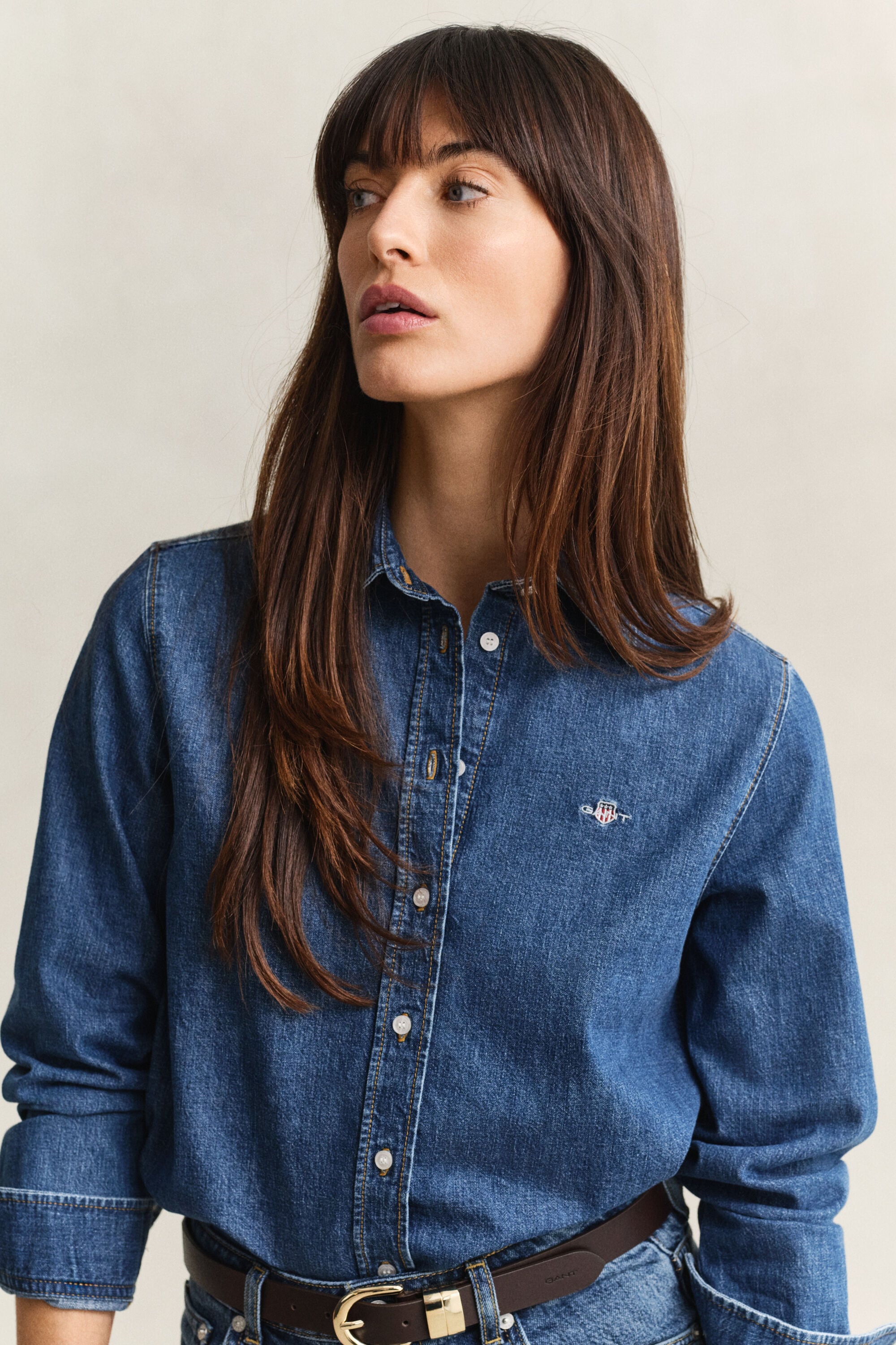 Jeansbluse