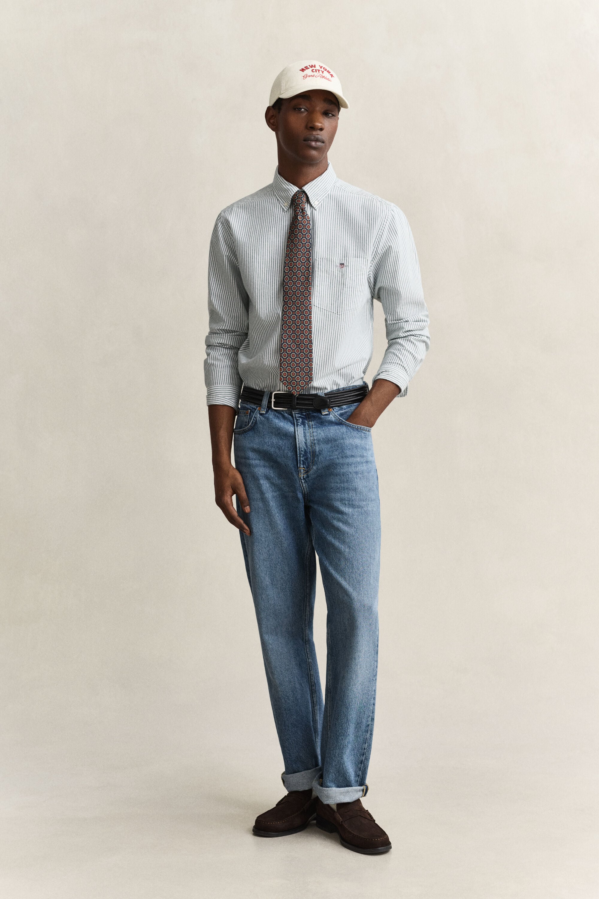 Classic Regular Fit Oxford-Hemd mit Streifen