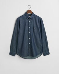 Regular Fit Indigo Hemd