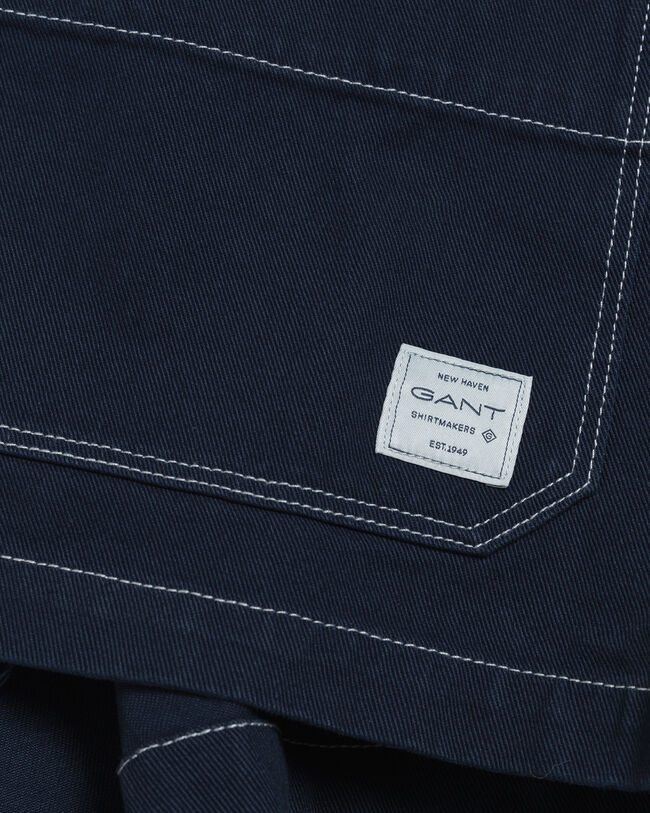 Twill Hemdjacke aus Biobaumwolle