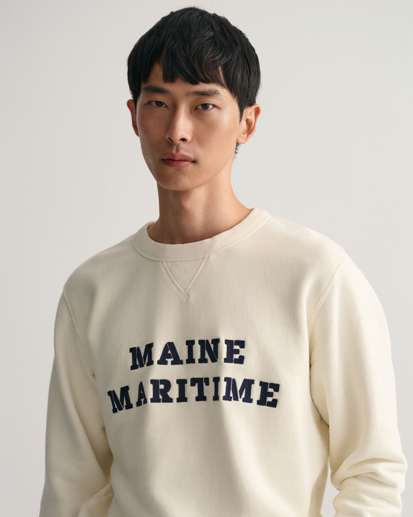 Maritime Rundhals-Sweatshirt
