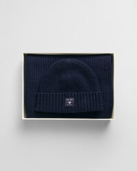 Teens Beanie und Schal aus Wolle im Geschenkset