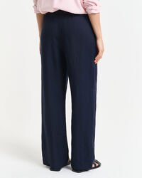 Relaxed Fit Leinenmix Pull-On Hose