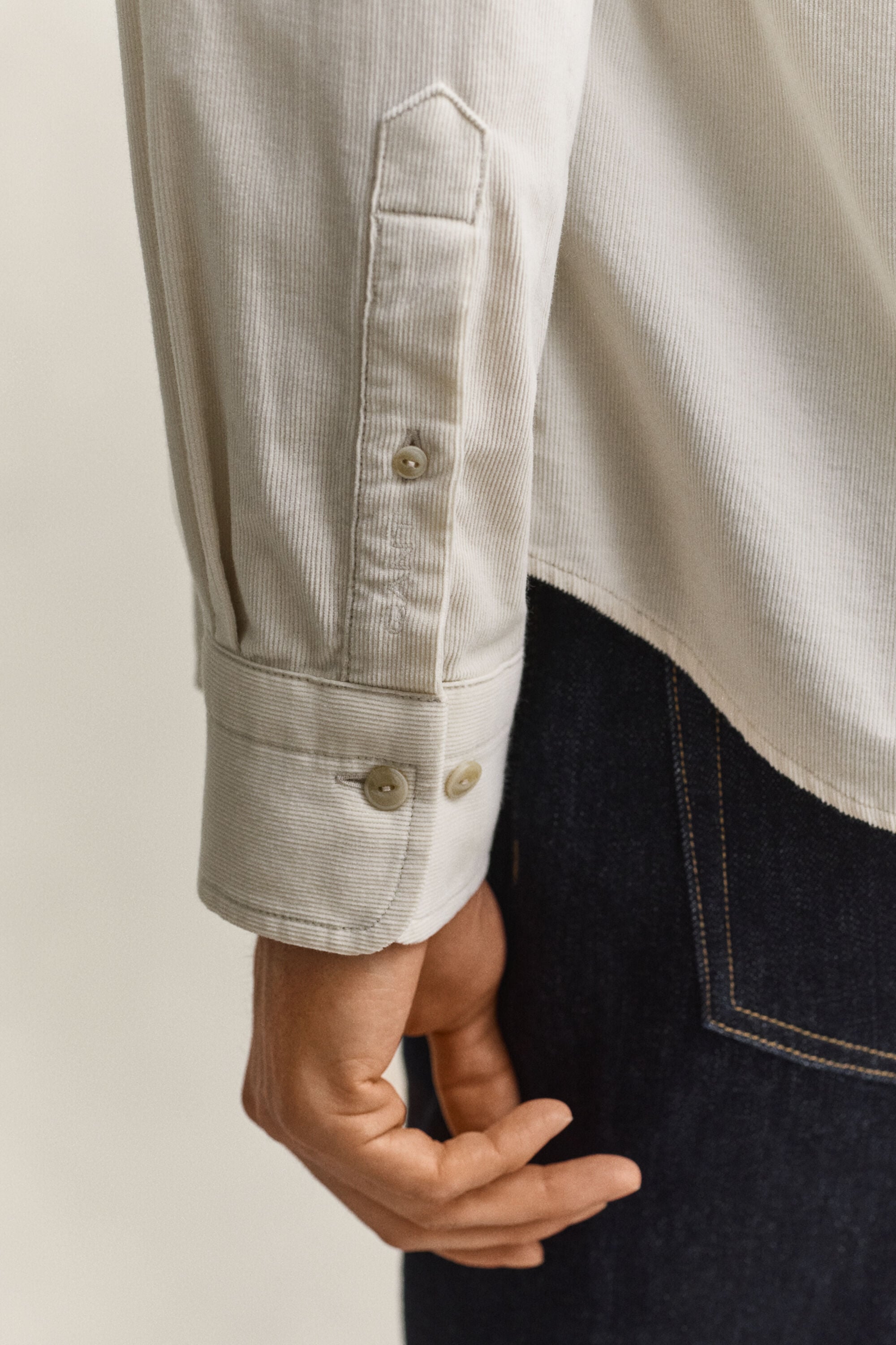 Camicia in velluto a coste