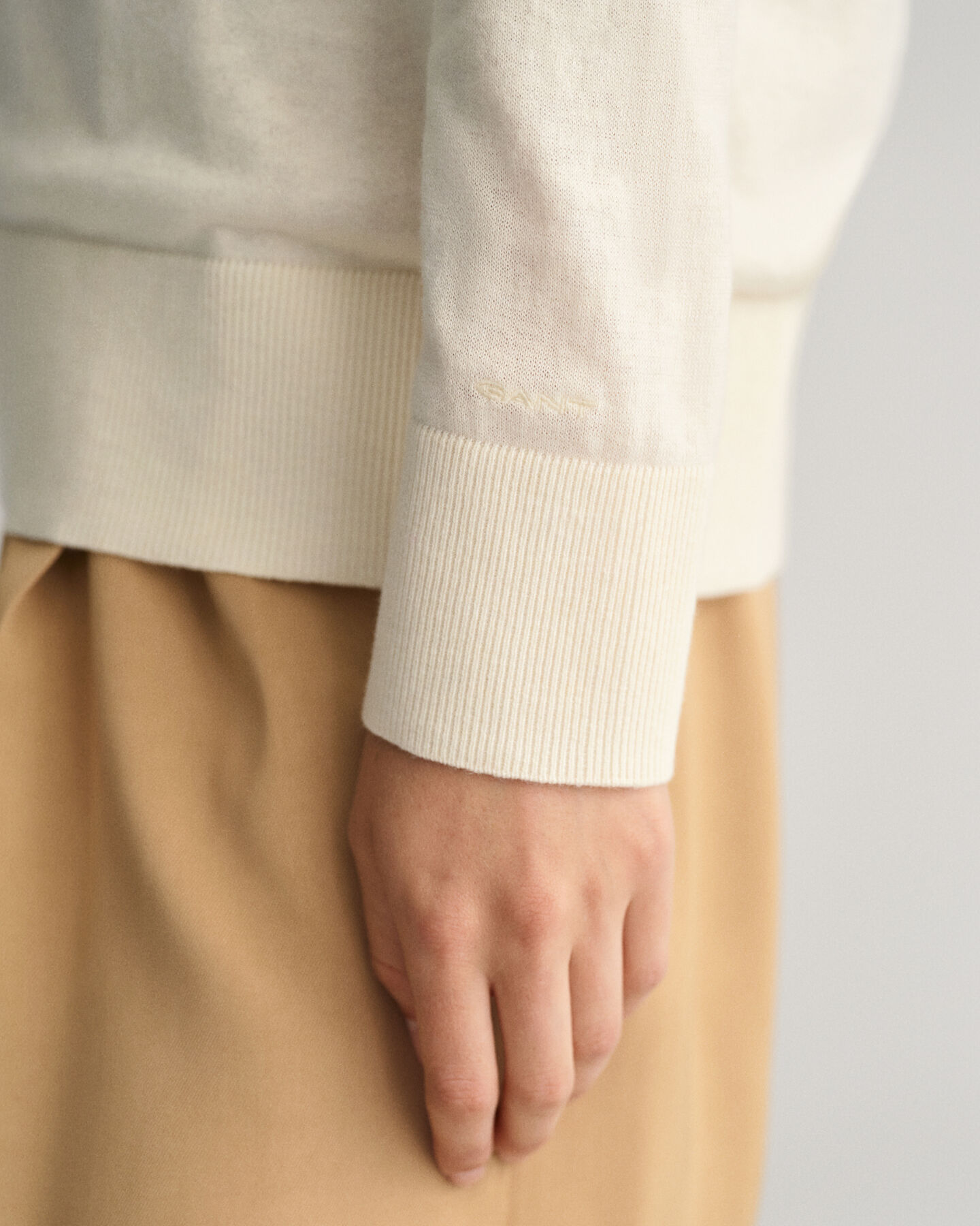 Feinstrick V-Neck Pullover