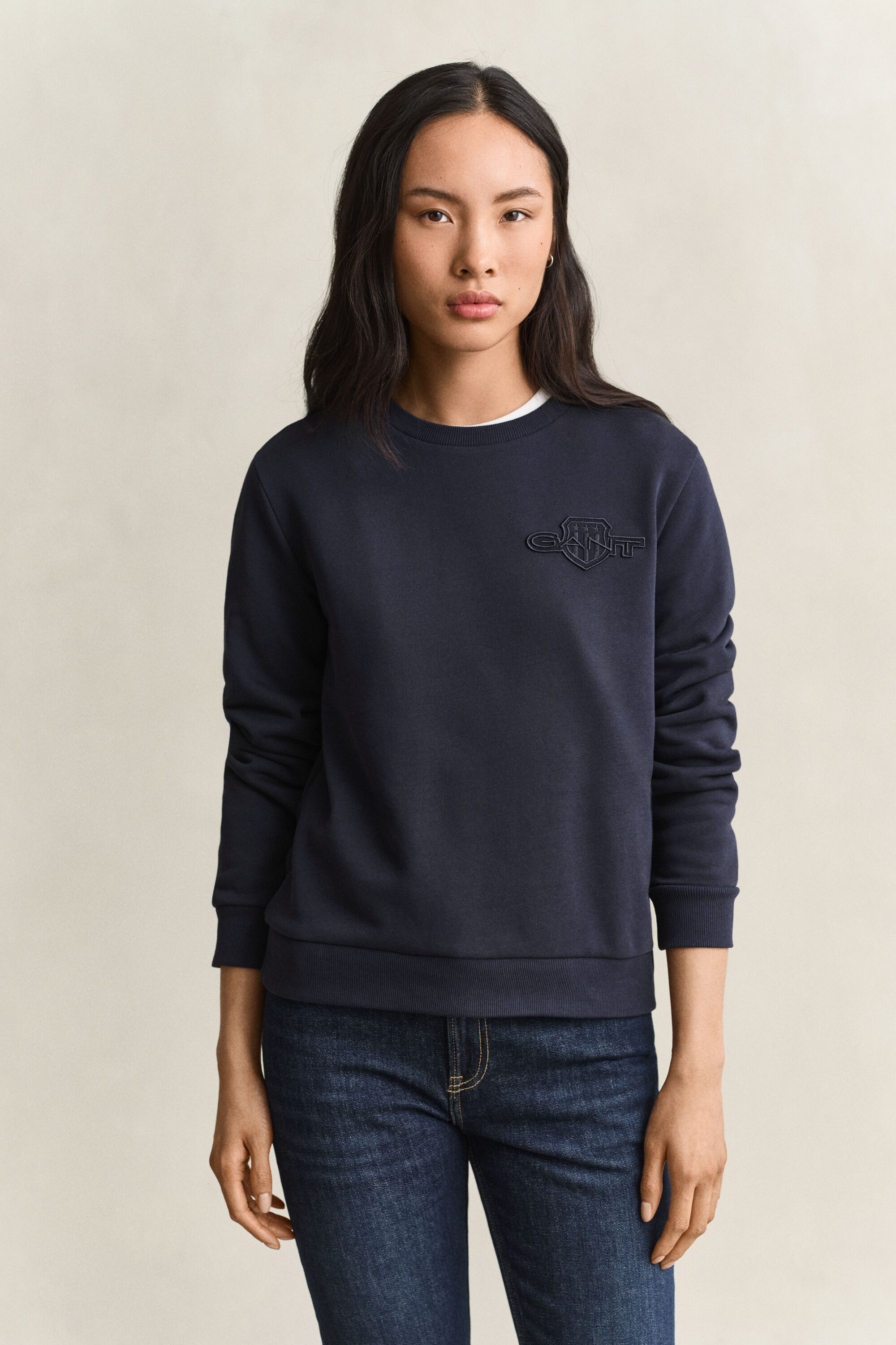 Tonal Shield Sweatshirt